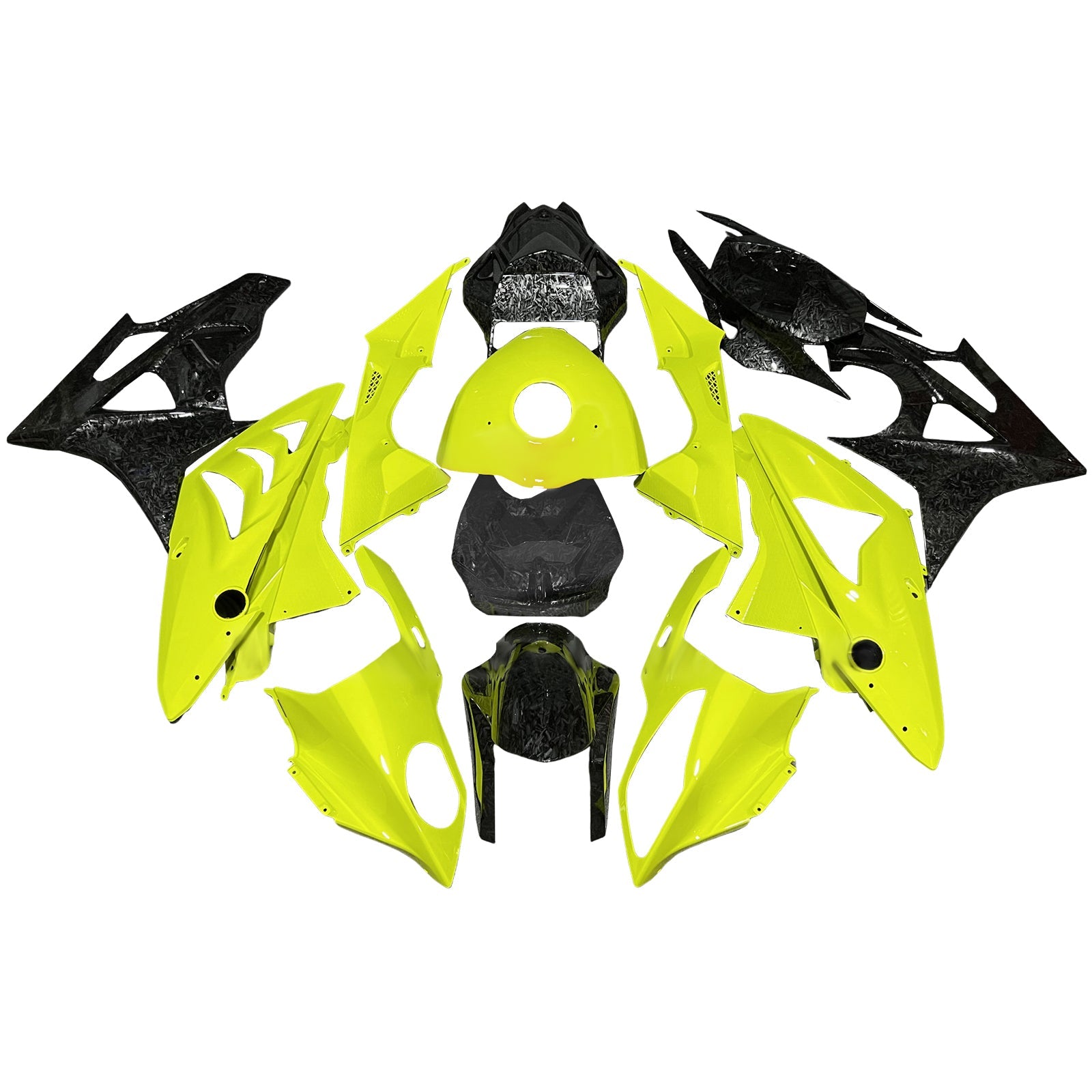 Kit de carénage d'injection pour BMW S1000RR 2009-2014 Carrosserie Plastique ABS