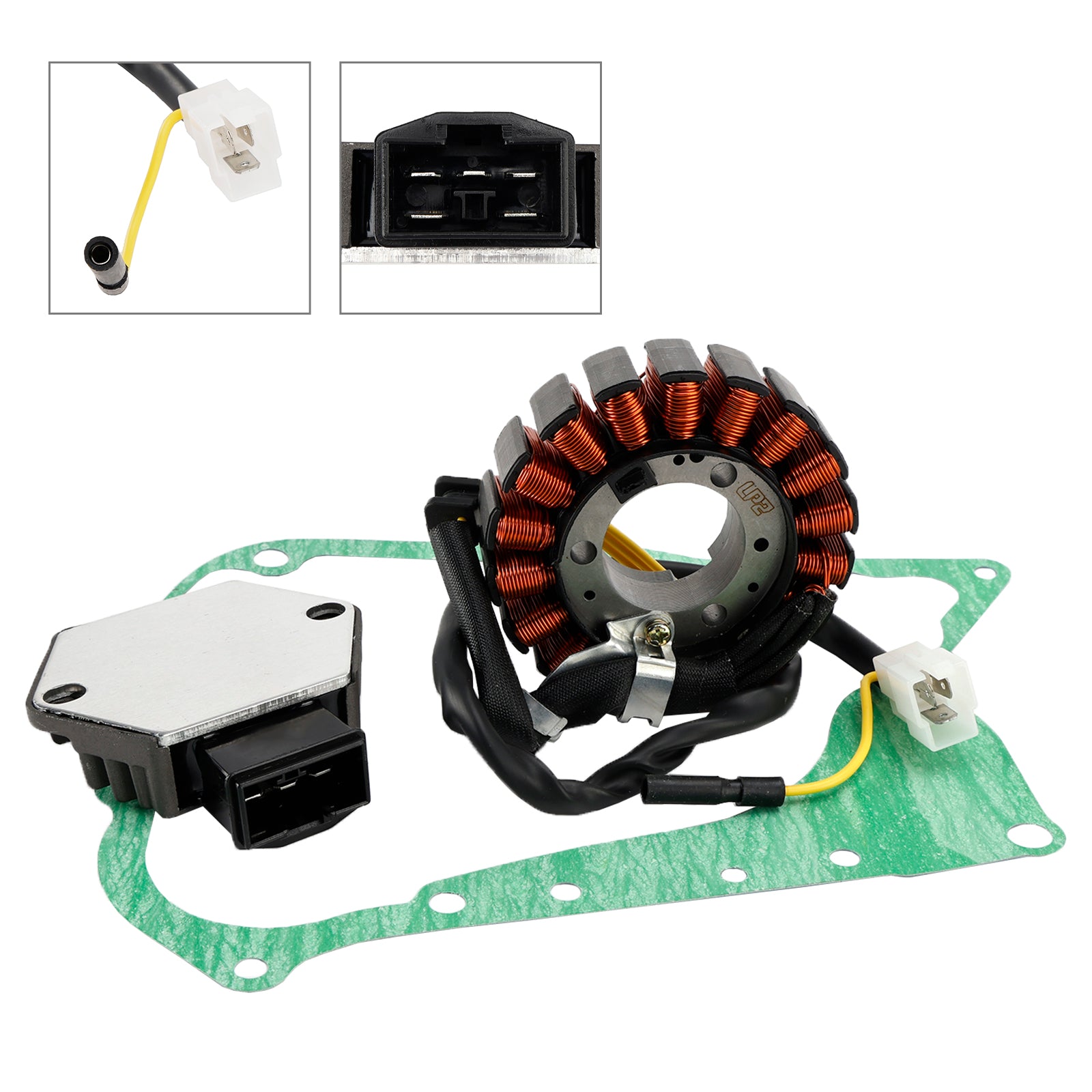 Kit De Estator Y Regulador Rectificador Para Honda CBR600RR 2003-2006 - Marca H&H Bros, Garantía 30 Días
