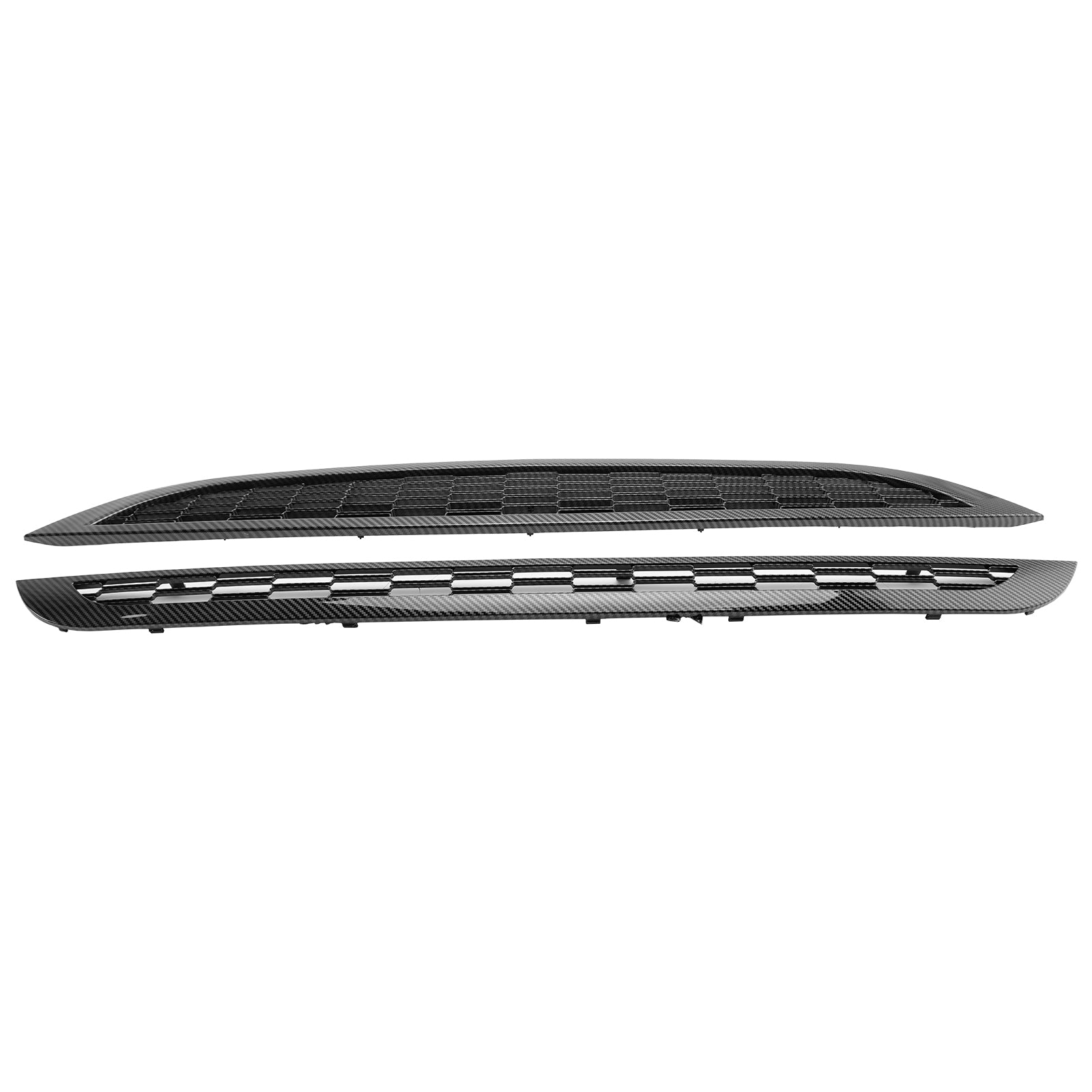 Parrilla frontal de panal de 2 piezas para Mini Cooper R50 R52 R53 2002-2006