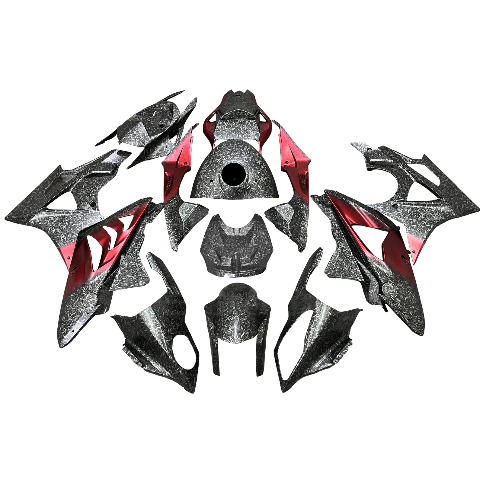 Kit de carénage d'injection pour BMW S1000RR 2009-2014 Carrosserie Plastique ABS