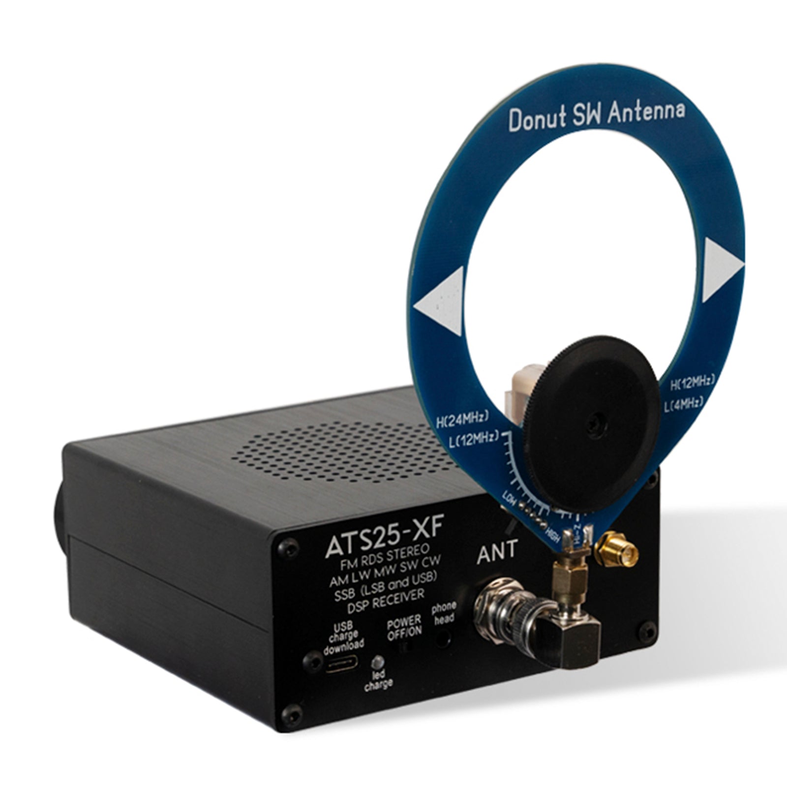 Visokozmogljiv ATS25-XF 4,20 GHz polnopasovni prenosni radijski sprejemnik s 4,20 GHz DSP