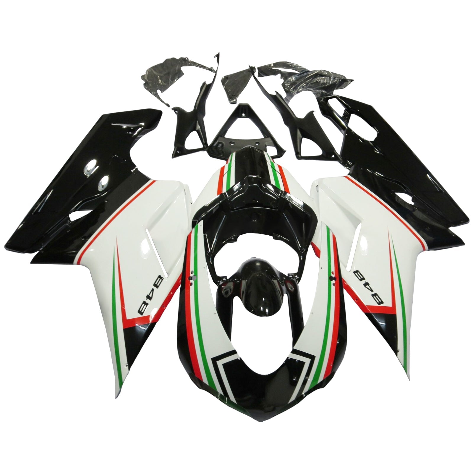 Kit de carénage ABS pour Ducati 1098 1198 848 2007-2011