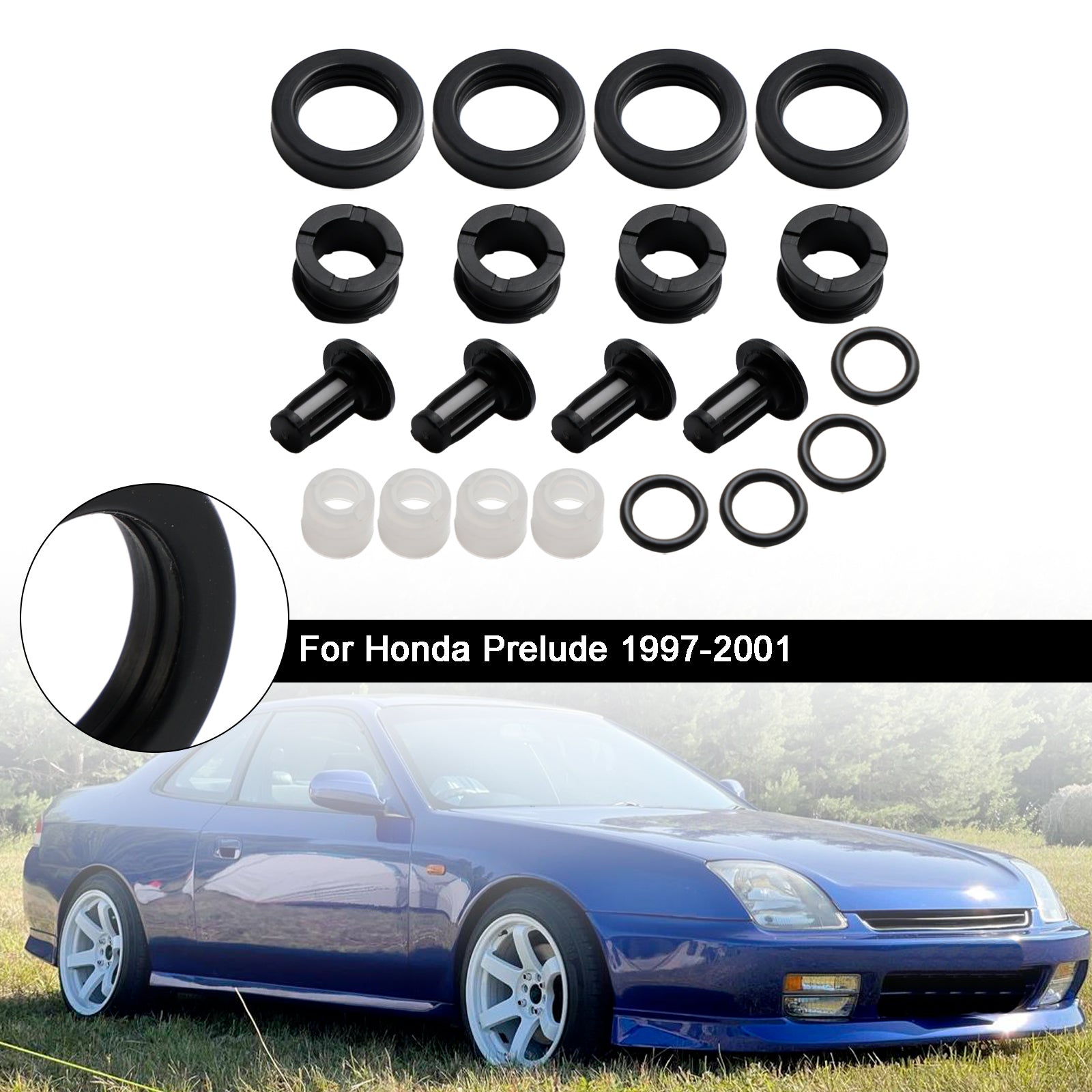 Kit di riparazione iniettore carburante Honda Prelude 1997-2001 H22A4 FJ582