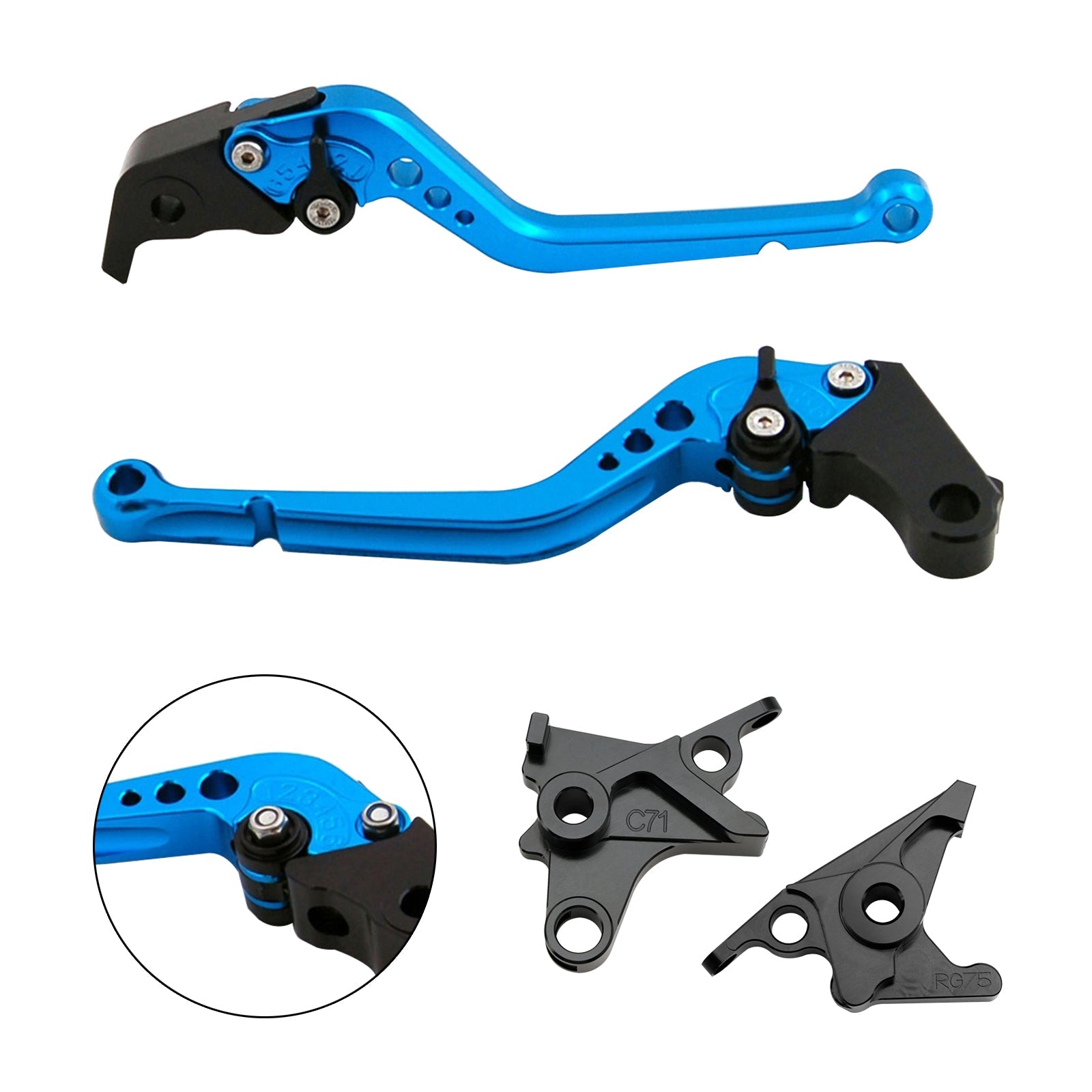 Levier de frein et d'embrayage long pour BMW R NINE T / PURE / RACER 2017-2023