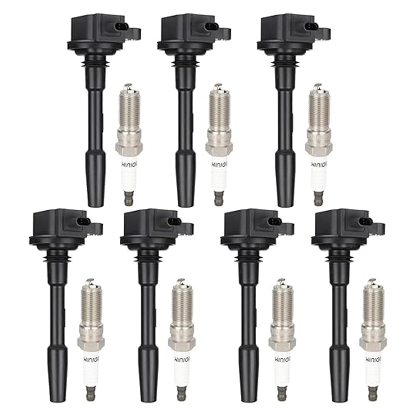 Bobines d'allumage et bougies d'allumage 7x pour Ford Mustang 2018-2020 V8 5.0L DG566 DG565