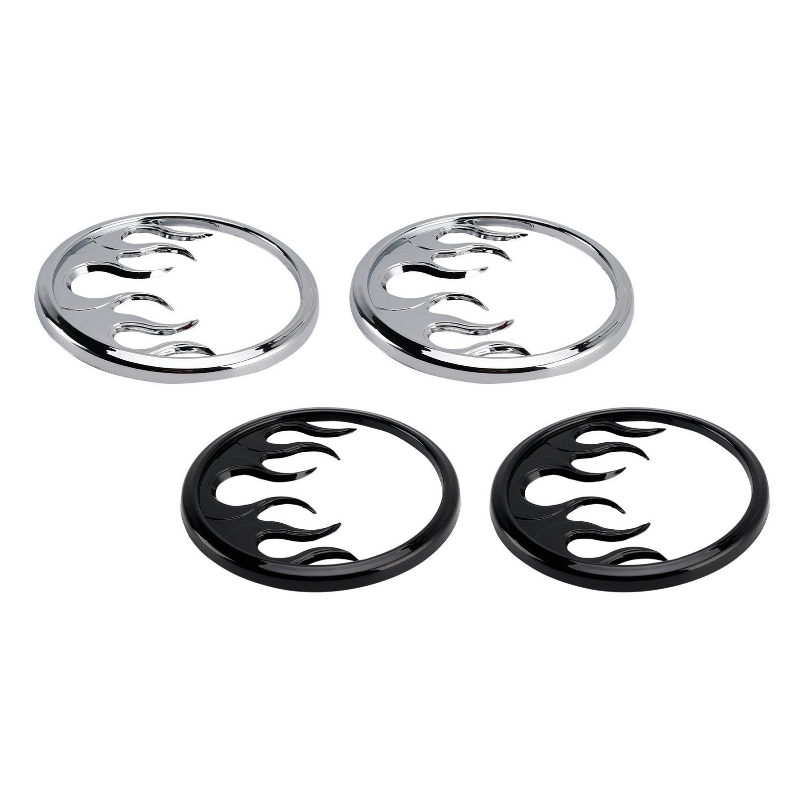 Flame Speaker Grills Decoratieve rand voor Touring Electra Glide Ultra Classic