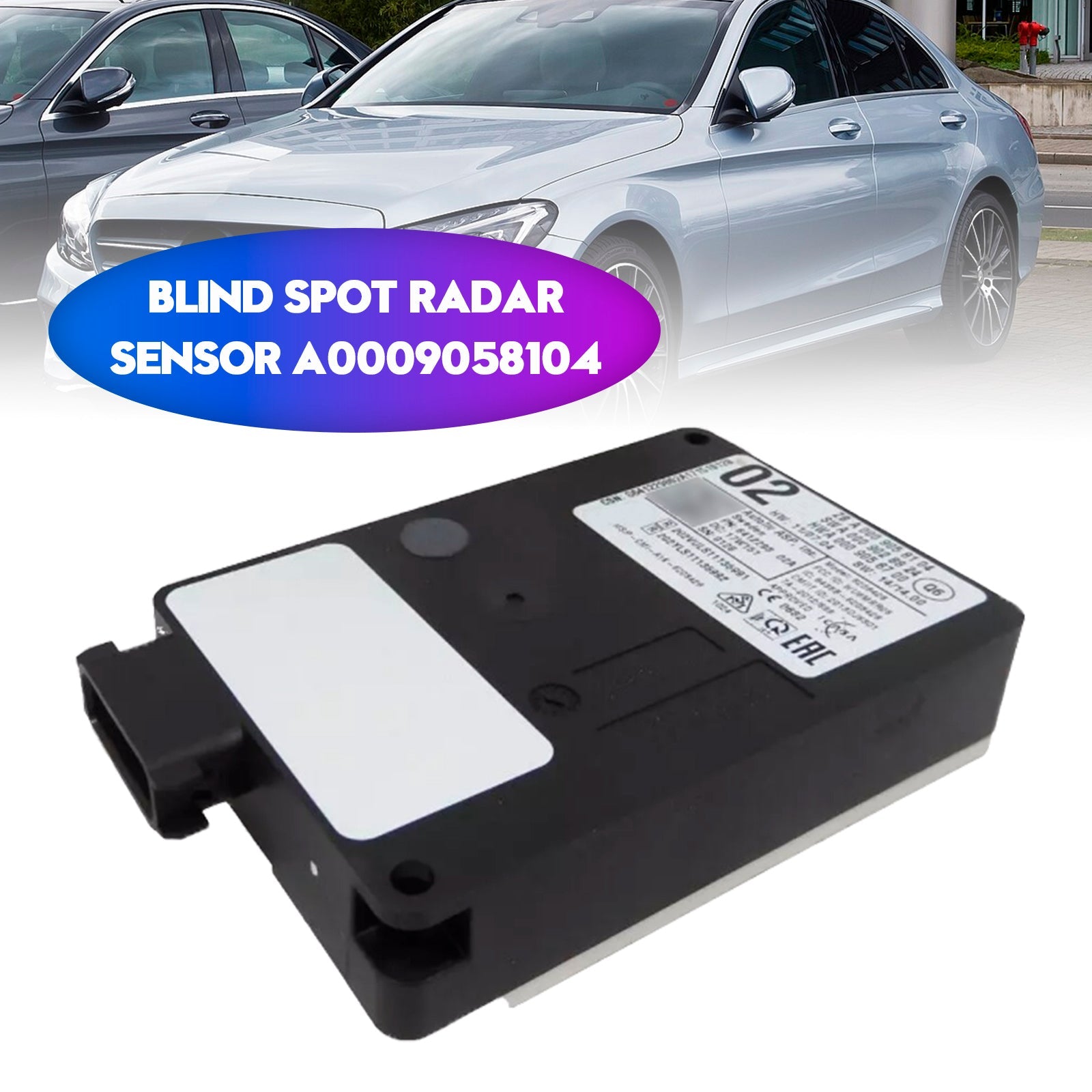 Module de capteur radar d'angle mort pour Benz X166 W205 C207 W212 C217 C218 W222 R231 X253 X292 A0009058104