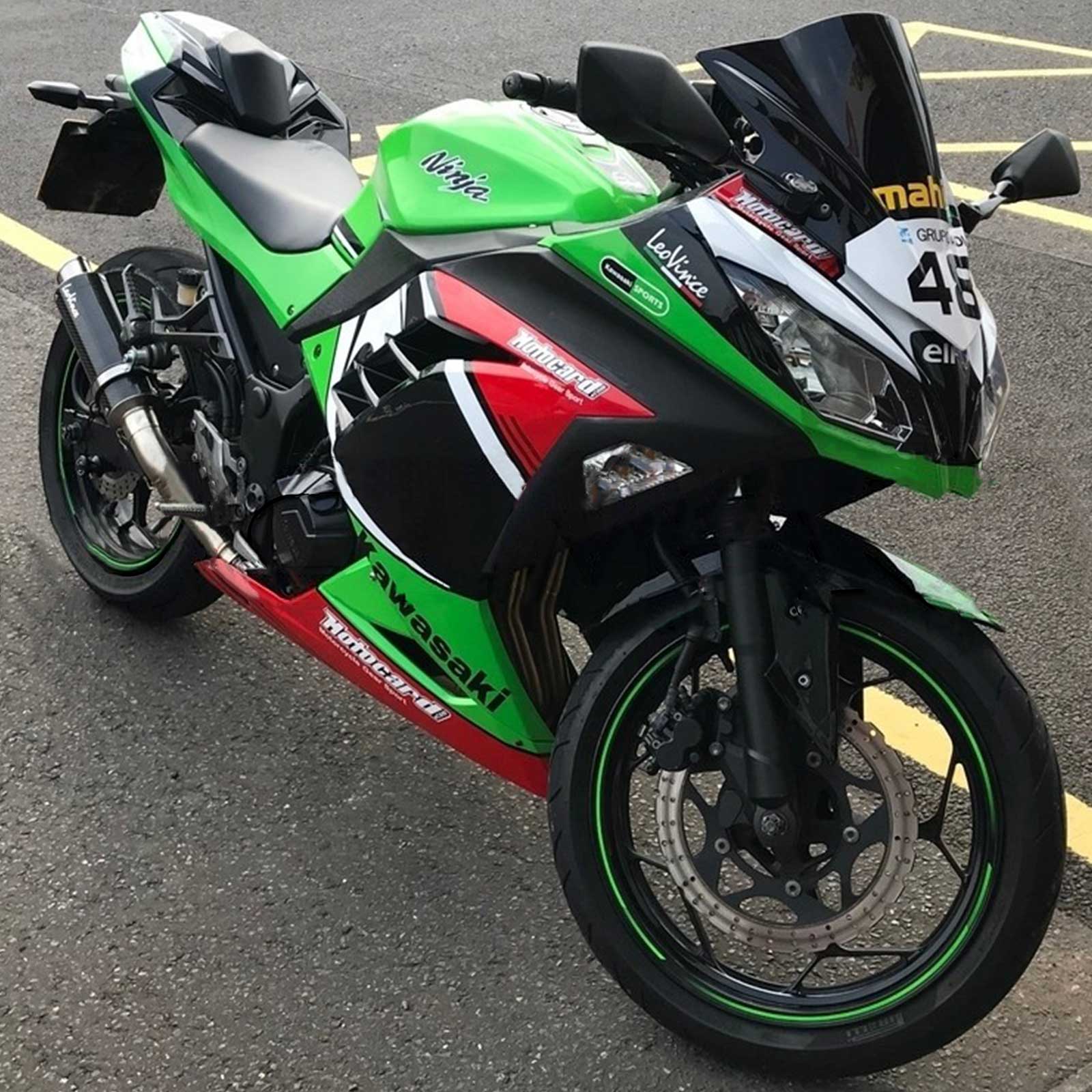 2013-2017 Kawasaki EX300/ninja 300 vbrizgavanje kompleta ABS plastične karoserije