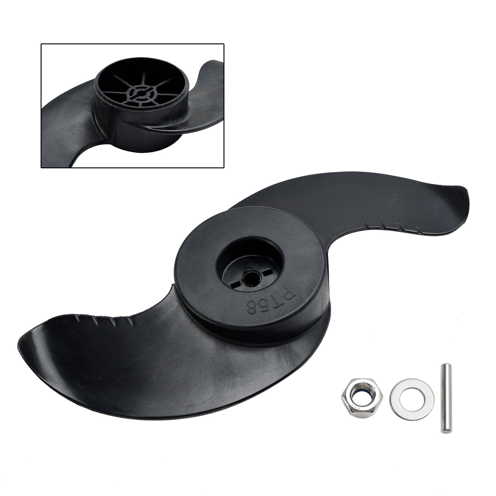 Hélice Weedless Wedge 2 para motor de pesca por curricán de 3-5/8" de diámetro 2091160