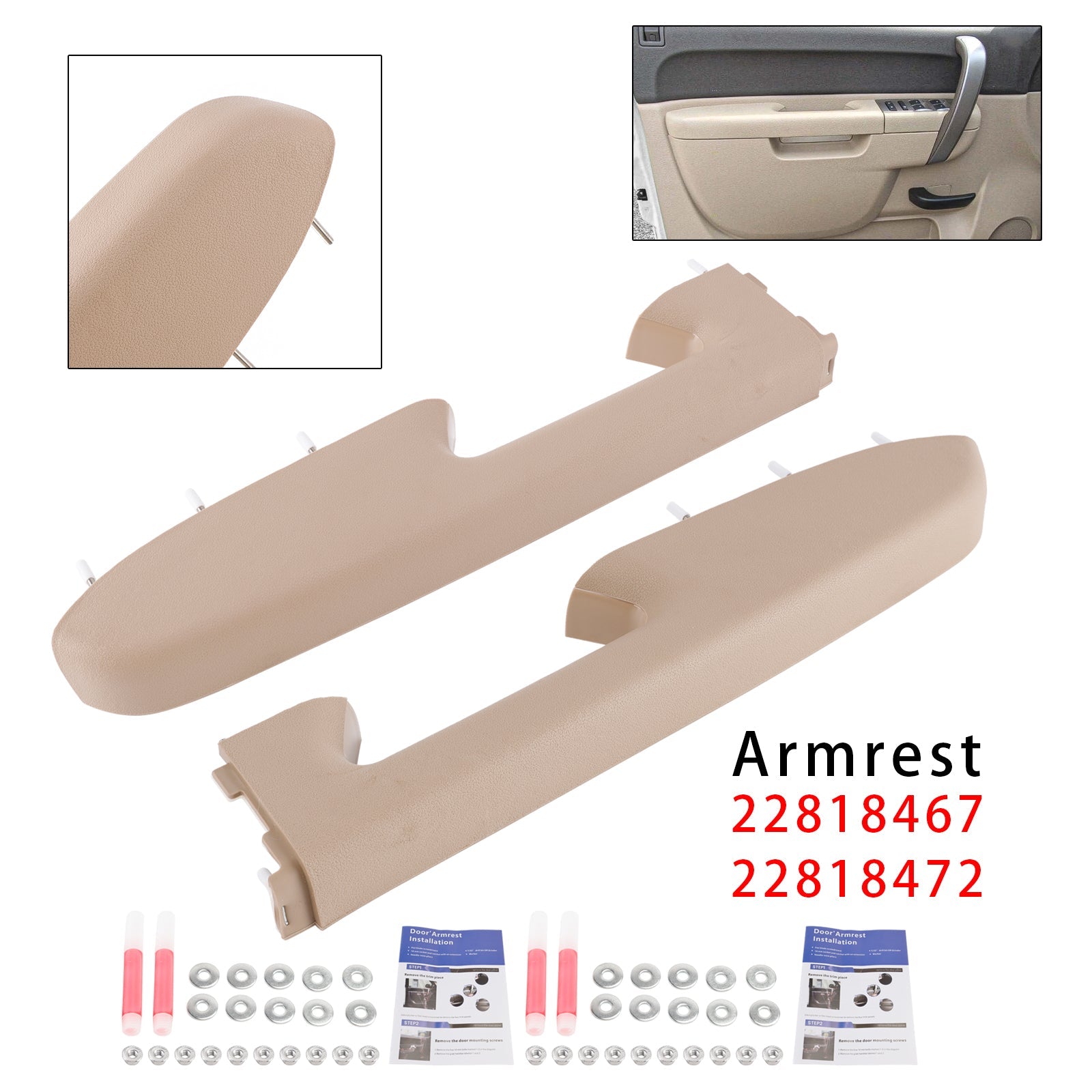 Kit de reparación del reposabrazos delantero para Sierra 3500 HD (2010-2014) - Número de pieza : 22818472