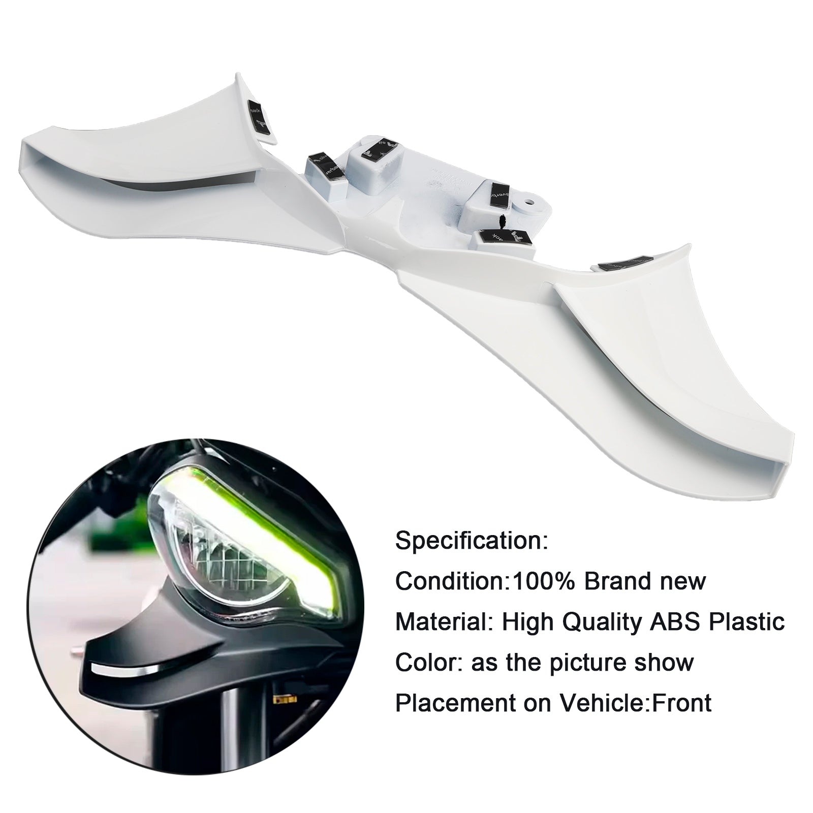 Aileron avant pour Street Triple 765R/RS 2023-2025