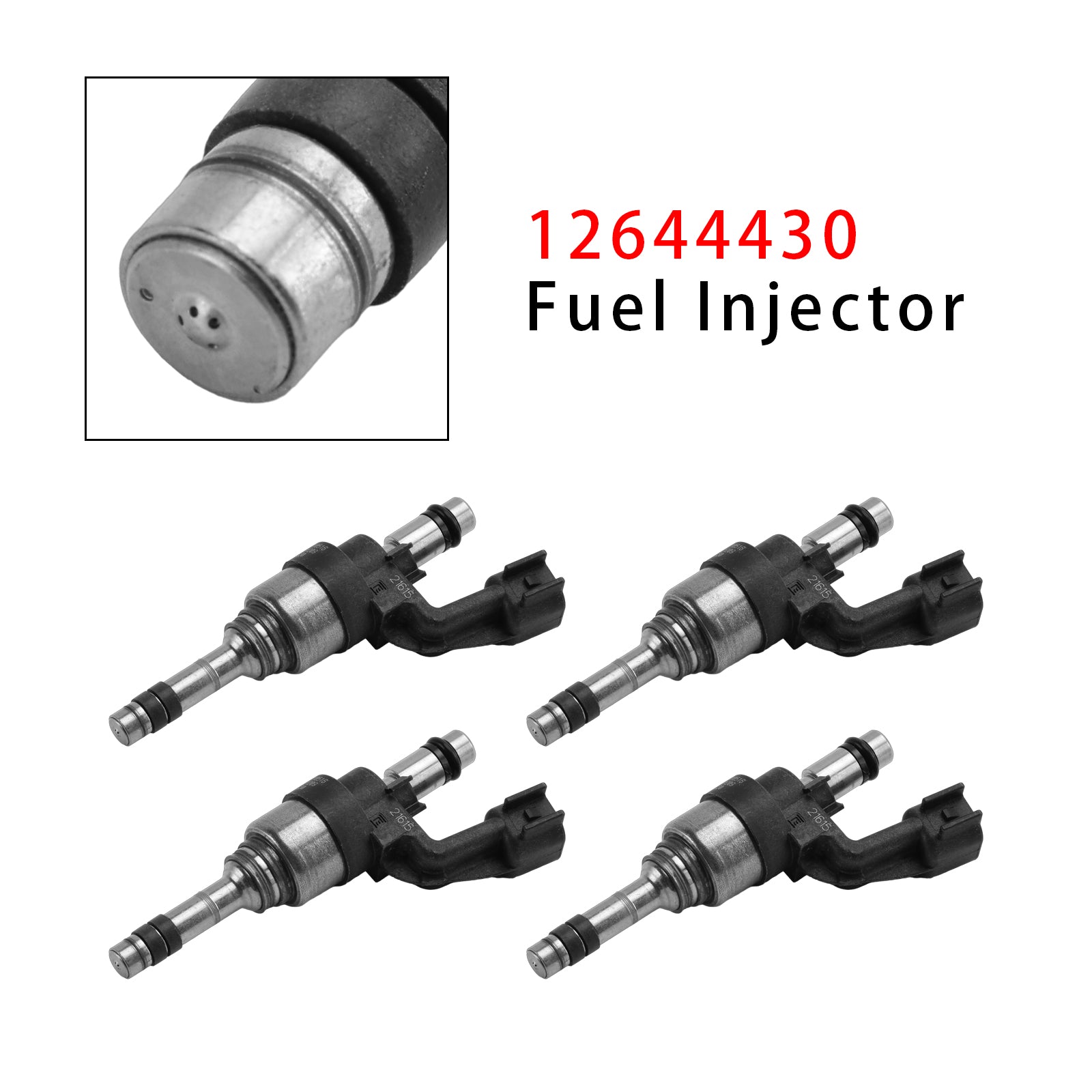 4 polttoainesuutinta Chevrolet Volt 1,5L sähkö/bensiini 2016-2019 12644430