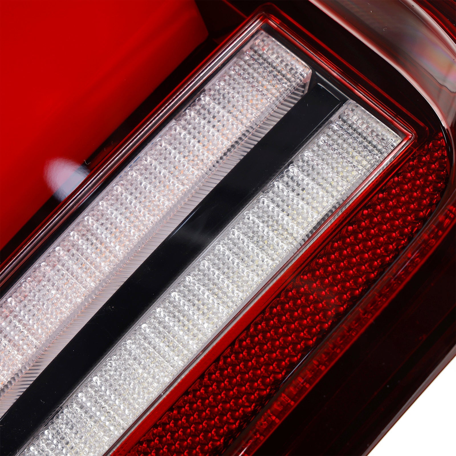 Paire de feux arrière à LED rouges pour VW Amarok V6 2008-2019