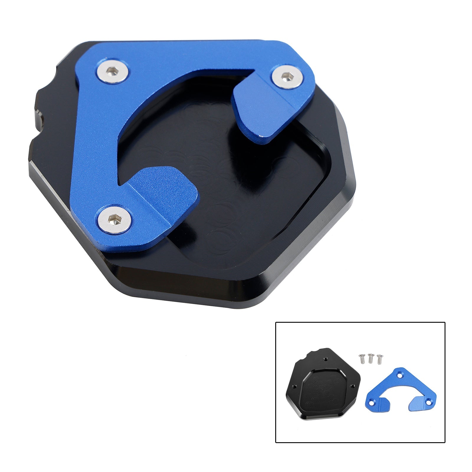 Support de plaque d'agrandissement de béquille Yamaha Tenere 700 2019-2023