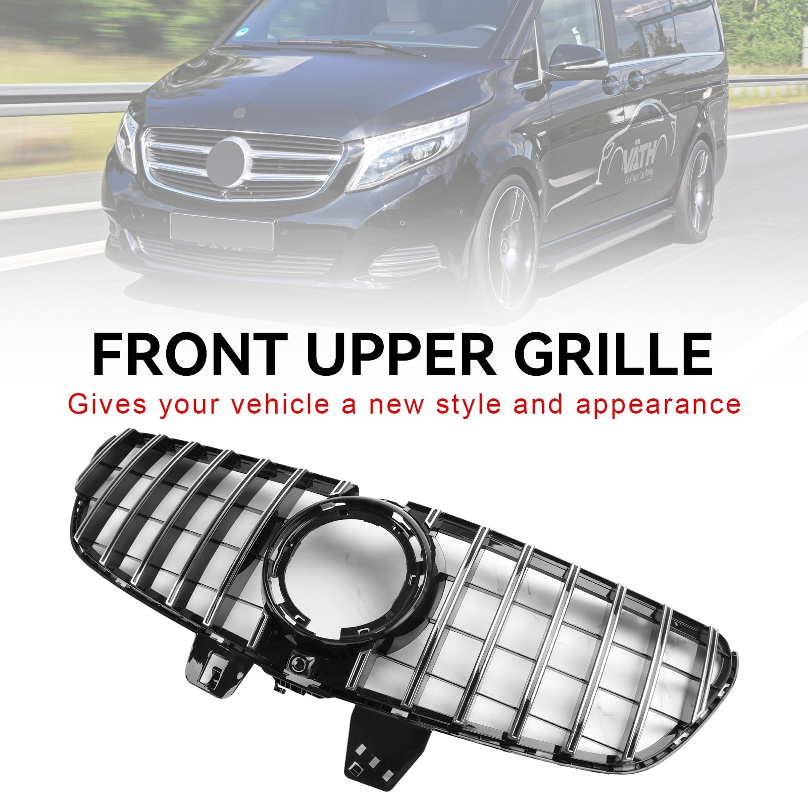 04.2019–2023 Razred V W447 Zgornja maska sprednjega dela Mercedes Benz