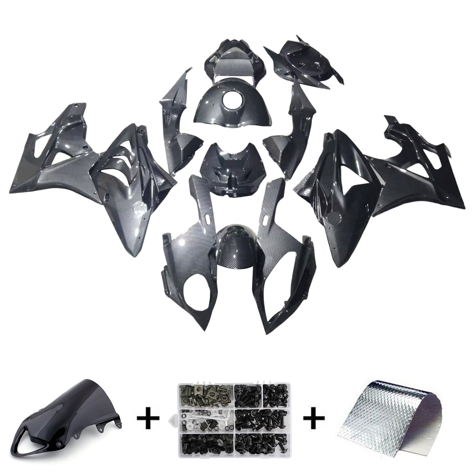 Kit de carénage en plastique ABS pour BMW S1000RR 2009-2014