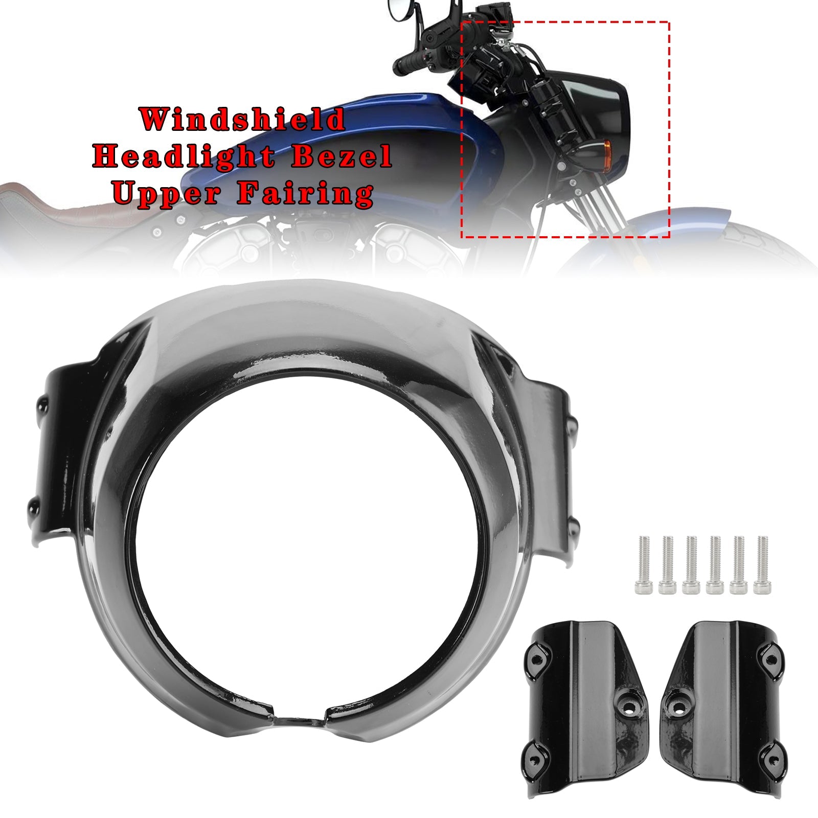 Indian Scout 2015-2022 Faros de la manga moteados.