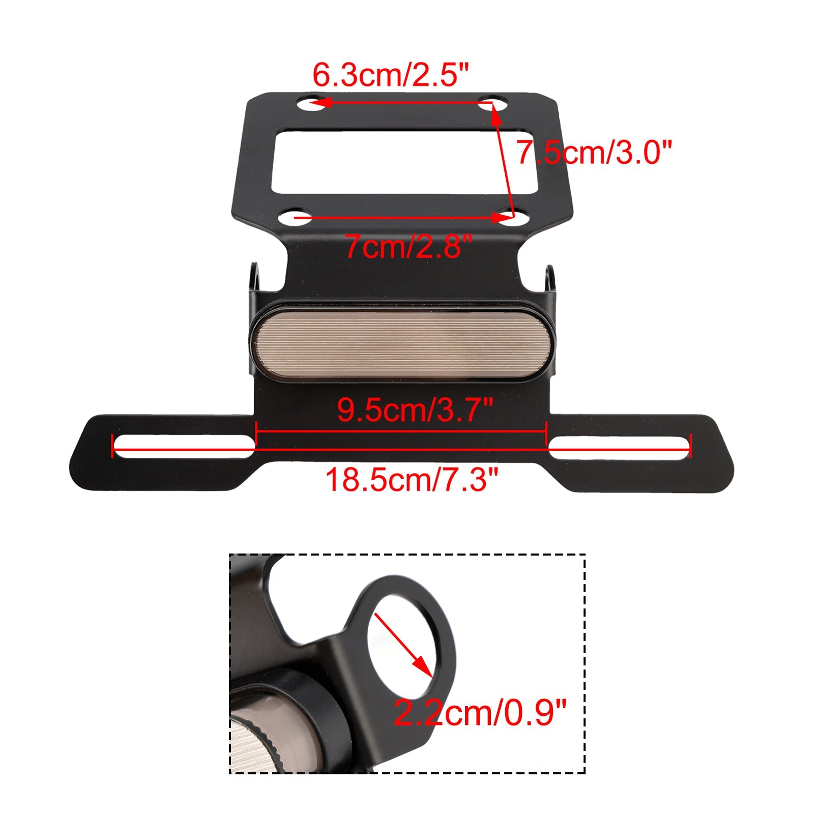 Podpora registrske tablice za Honda CL250 CL300 CL500 SCL500 2023-2024