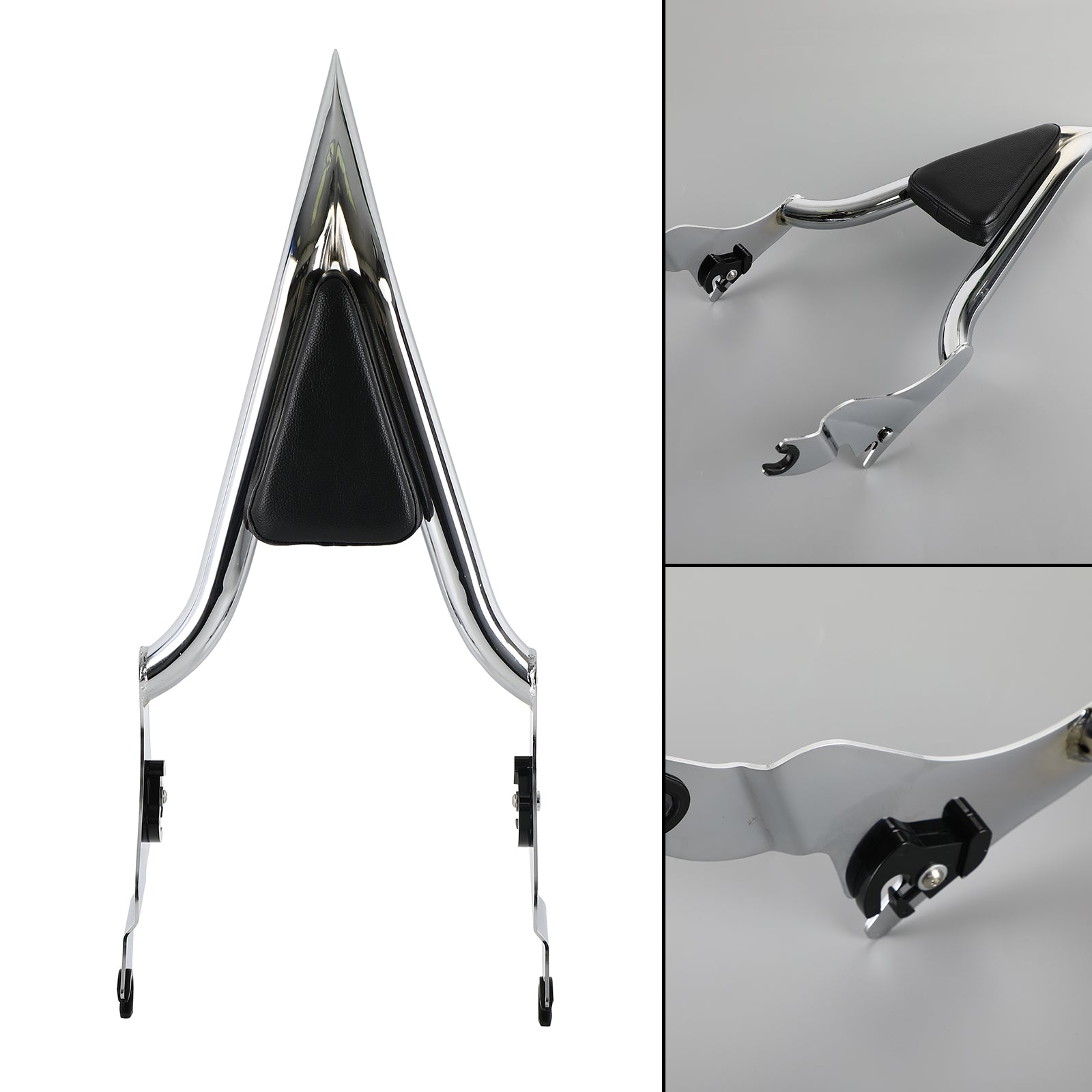 2009-2023 CVO Road Glide Street Road King Dossier 18 pulgadas Sissy Bar