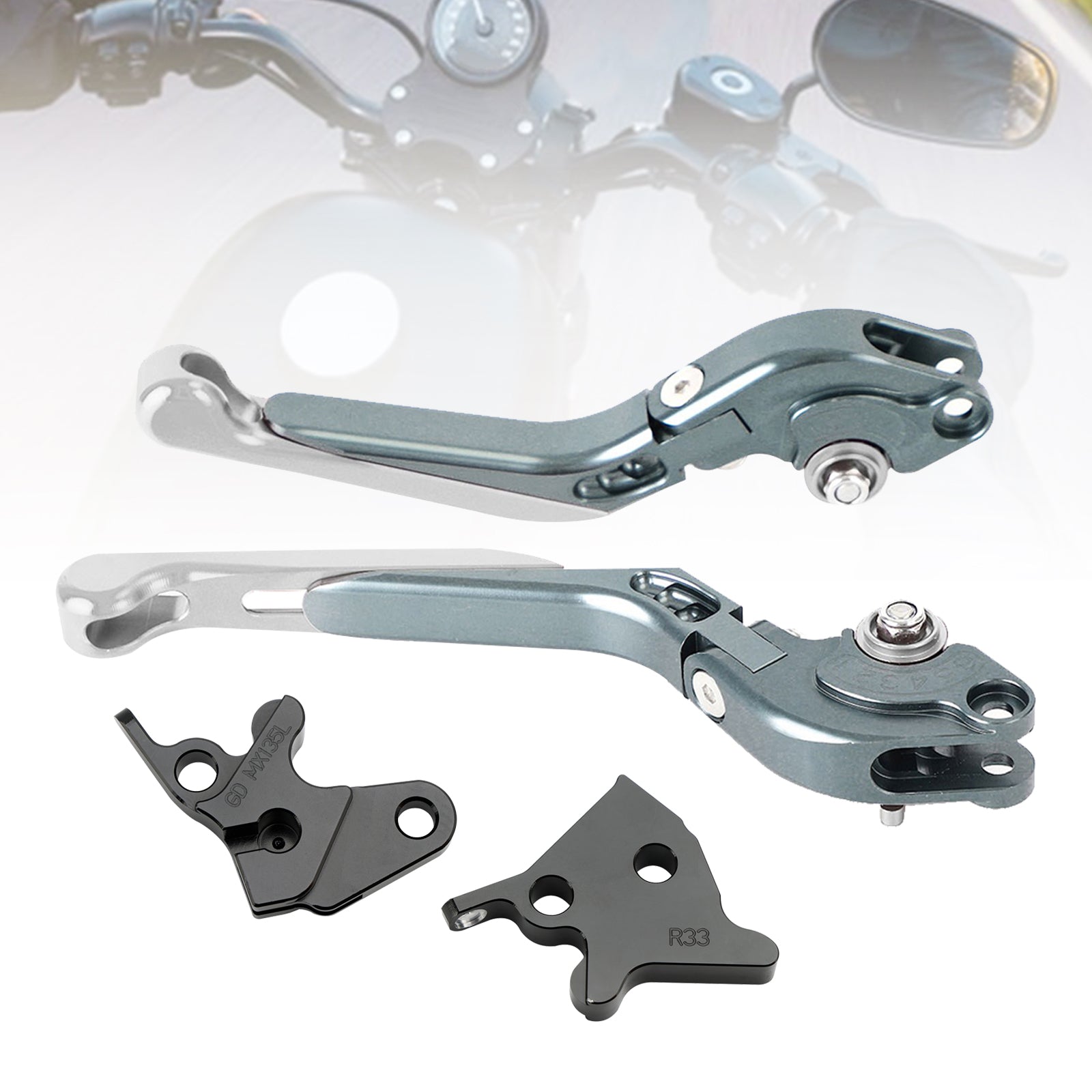 Leva del freno frizione regolabile per Yamaha YBR125 2005-2014