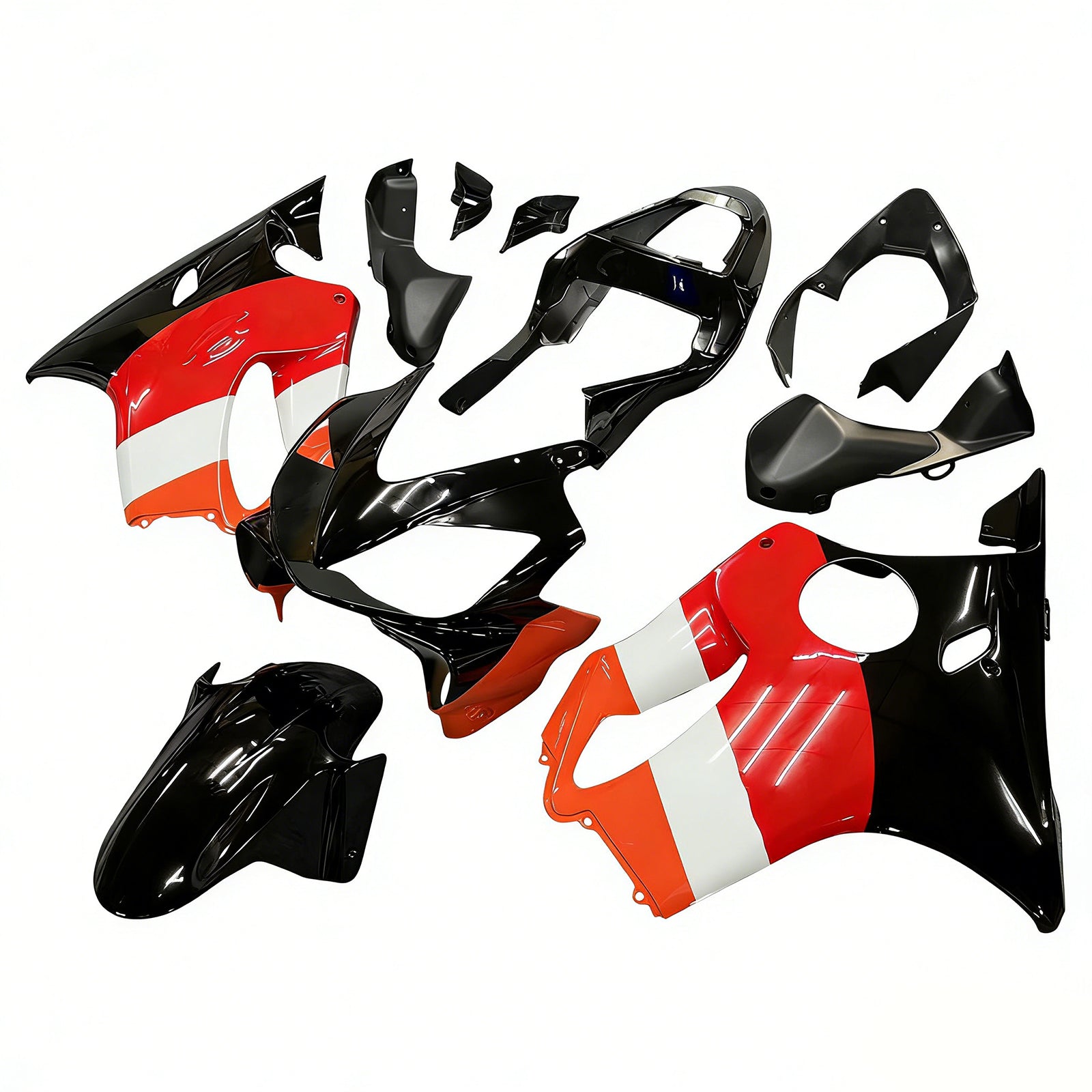Kit de carénage par injection, carrosserie en plastique ABS, compatible avec Honda CBR600 F4i 2001-2003