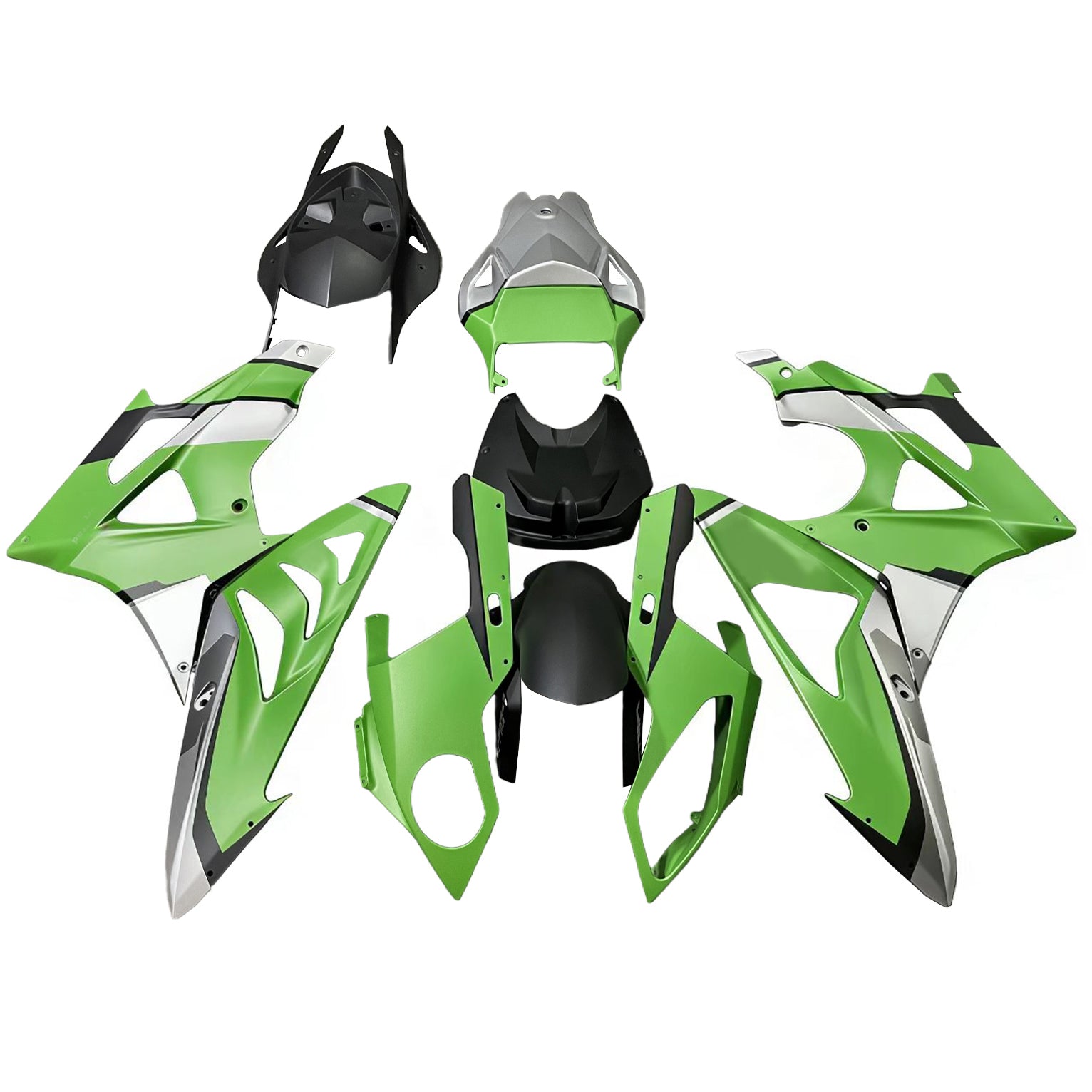 Kit de carénage injecté en plastique ABS pour BMW S1000RR 2017-2018