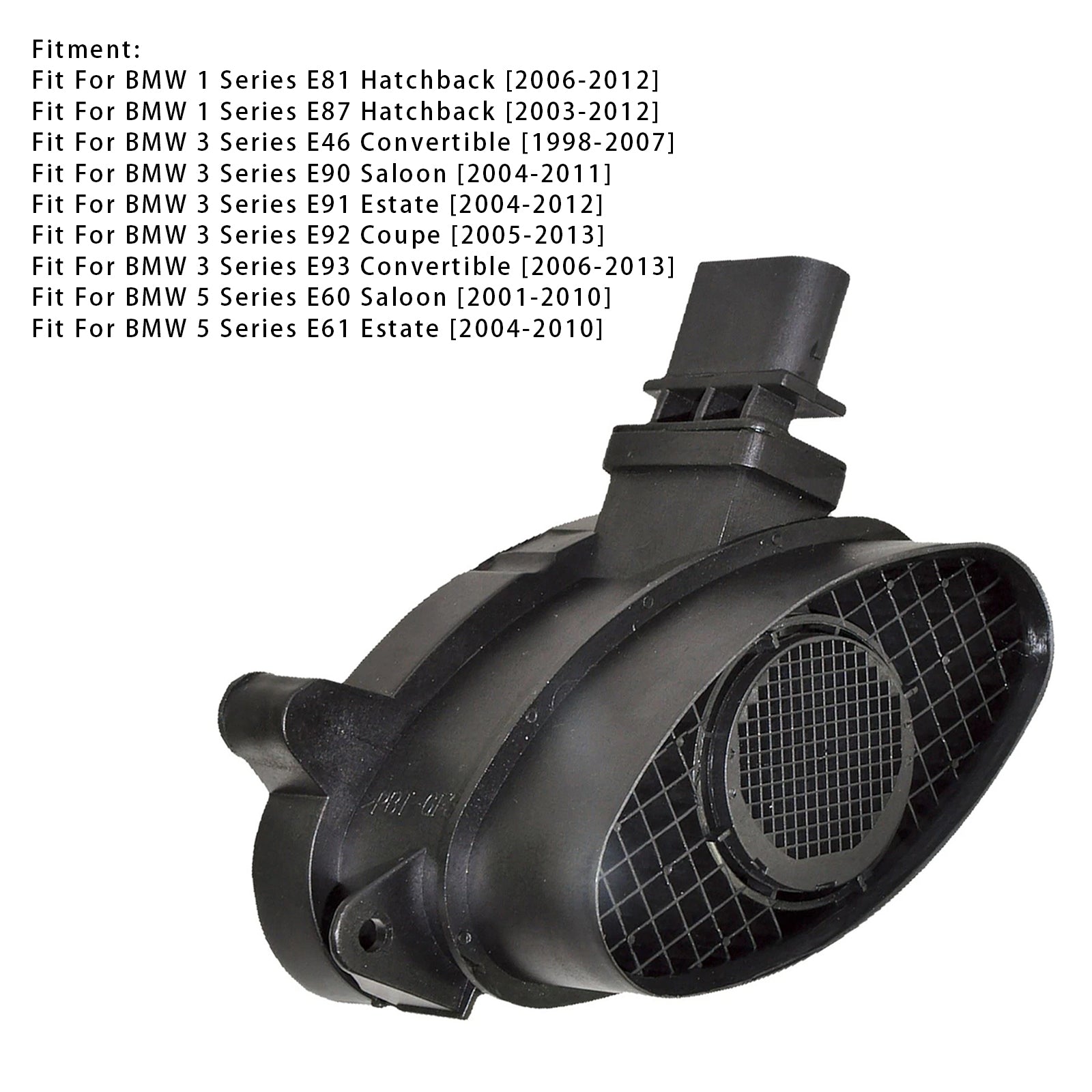 Capteur de débitmètre d'air massique pour BMW E90 E91 E92 E87 E60 E61 0928400529