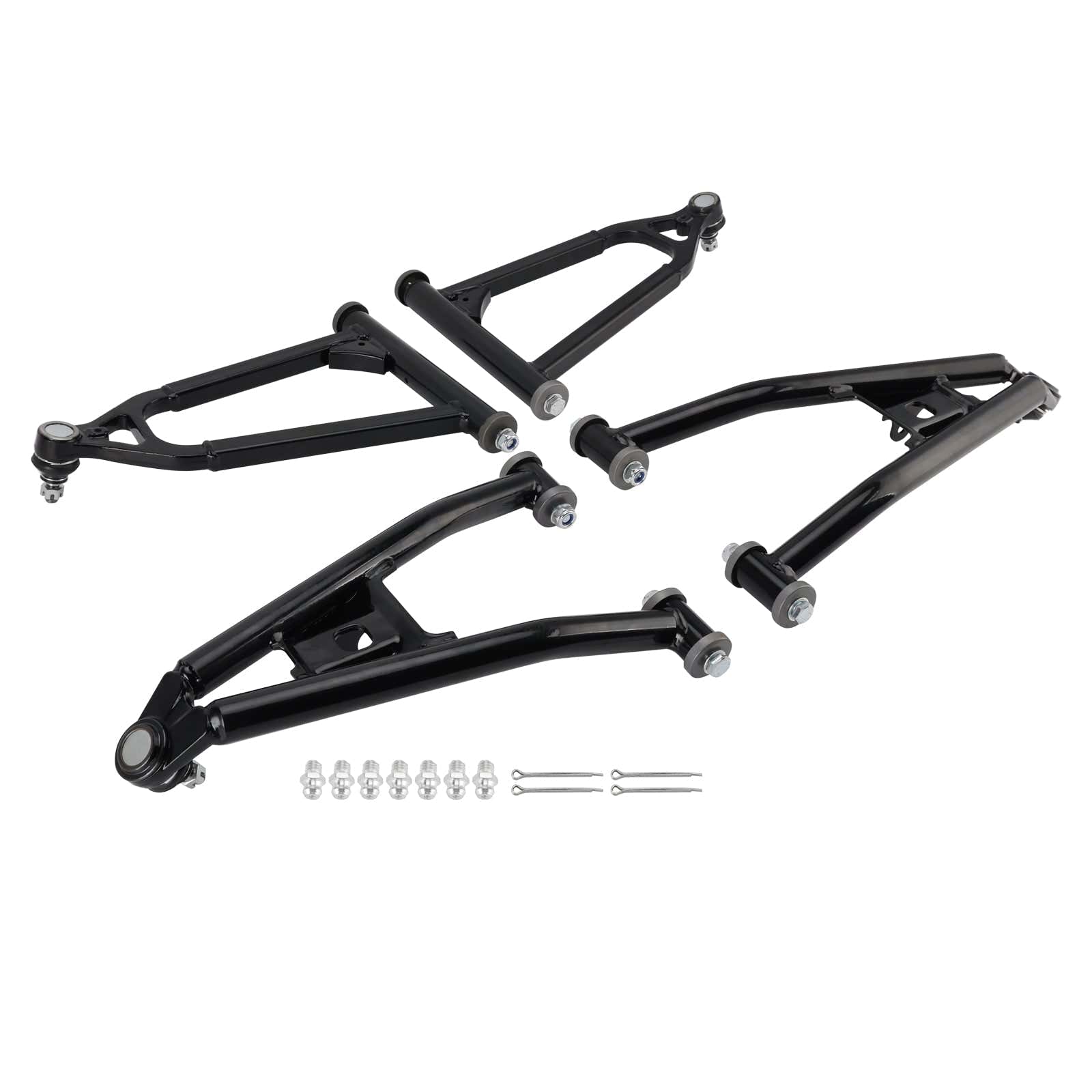 XYWOPO Kit De Pièces En Métal Pour Suspension Et Direction – Compatible Losi 1/18 Mini-T 2.0 2WD – Bras Renforcés, Tours De Choc, Moyeux – Bleu/Rouge/Noir