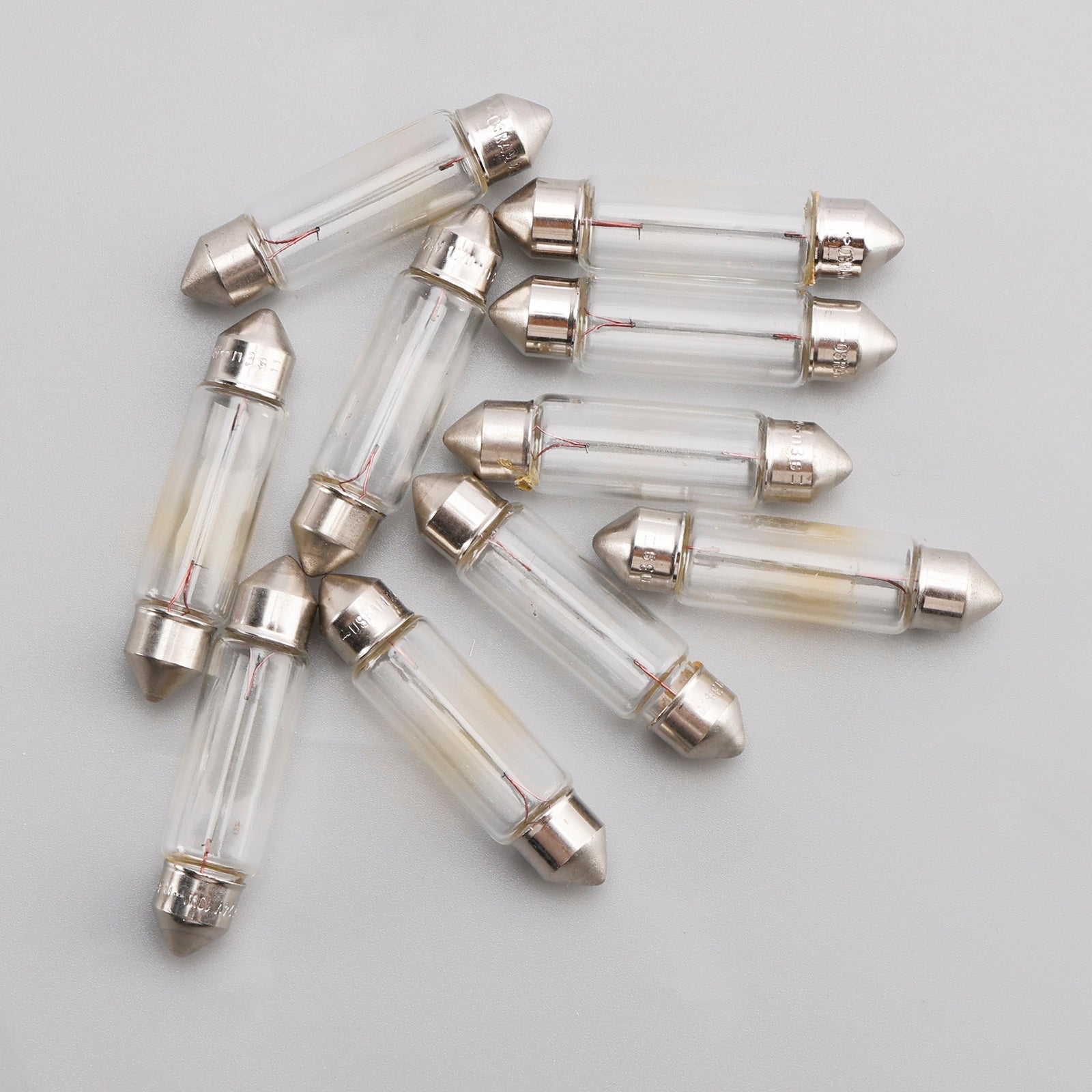 Lot de 10 ampoules tubulaires pour éclairage de voiture C10W SV8.5-8 43 mm 6429 24 V 10 W pour OSRAM