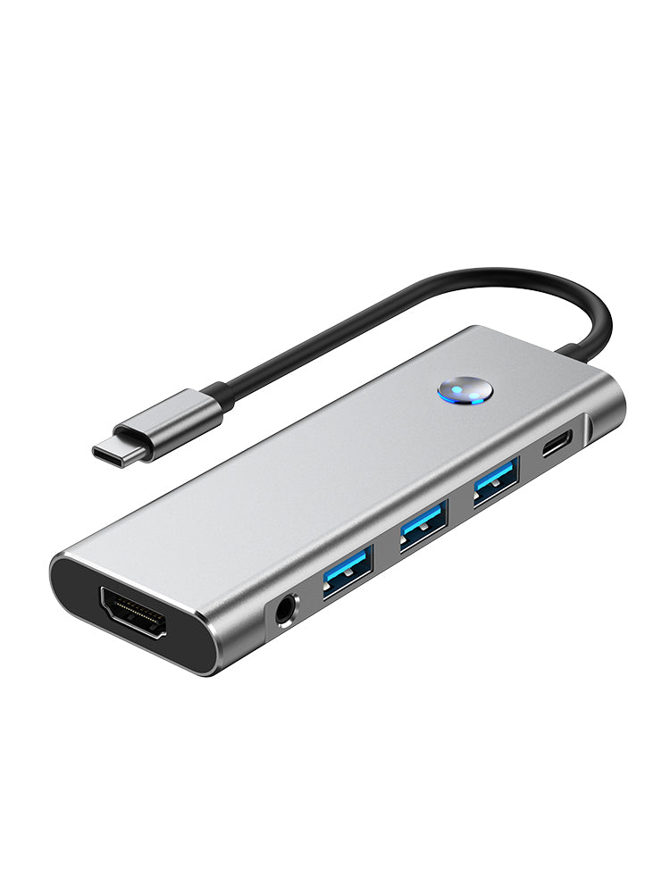 Adattatore hub interfaccia dati audio HDMI SD/TF 9 in 1 TYPE-C + USB 3.0 USB 2.0 PD100W