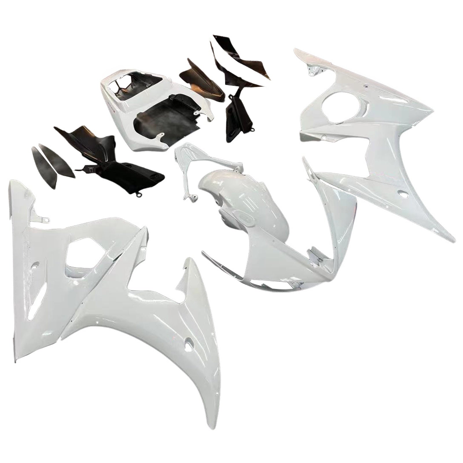 Kit de carénage par injection, carrosserie en plastique ABS, compatible avec Yamaha YZF 600 R6 2005