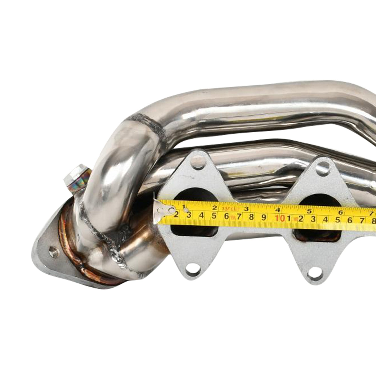 Collecteur d'échappement court en acier inoxydable pour Ford Mustang GT 4.6L V8 (2005-2010)
