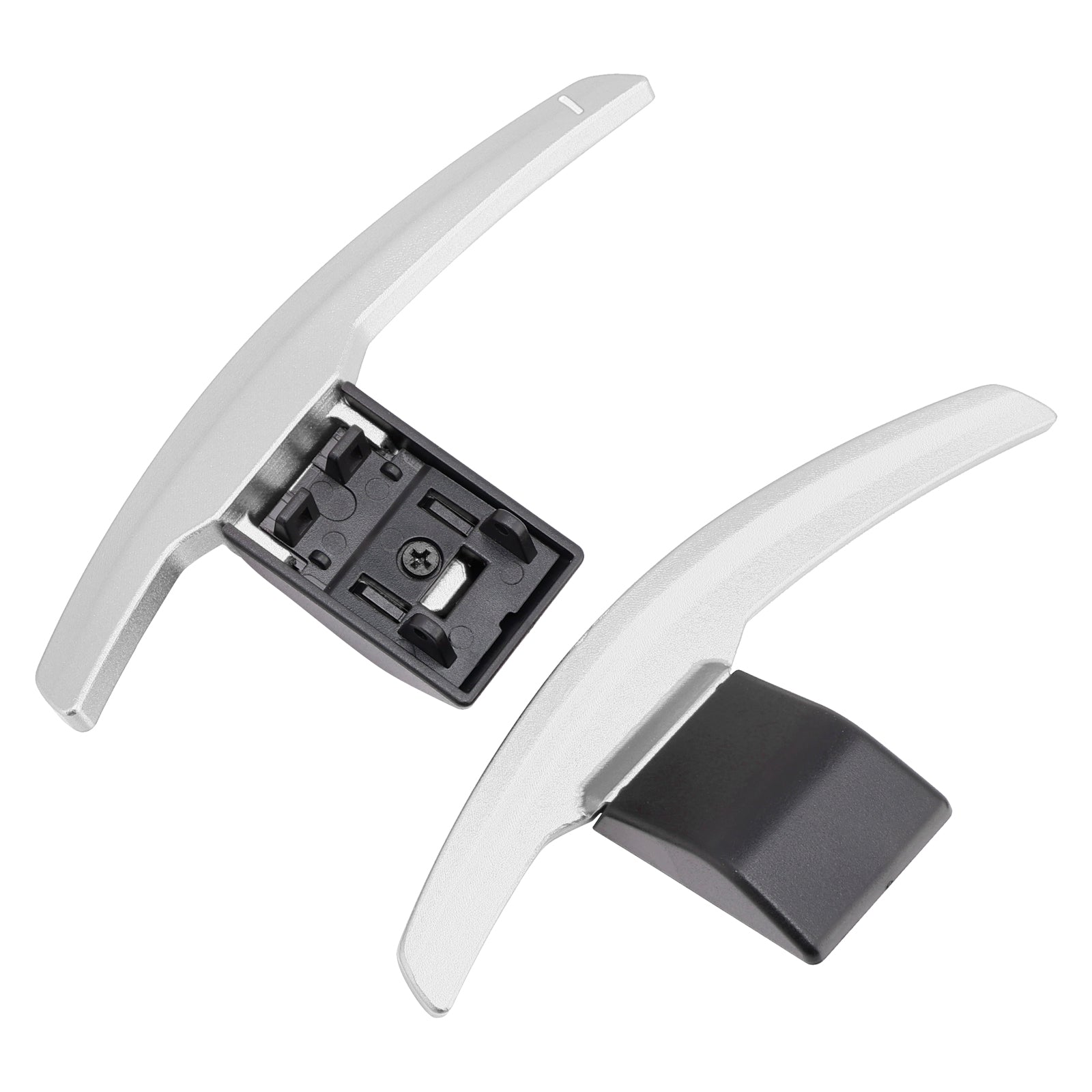 Rozszerzenie palet zmiany prędkości dla serii BMW F30 F31 F32 F10 x3 x5 srebrne aluminium