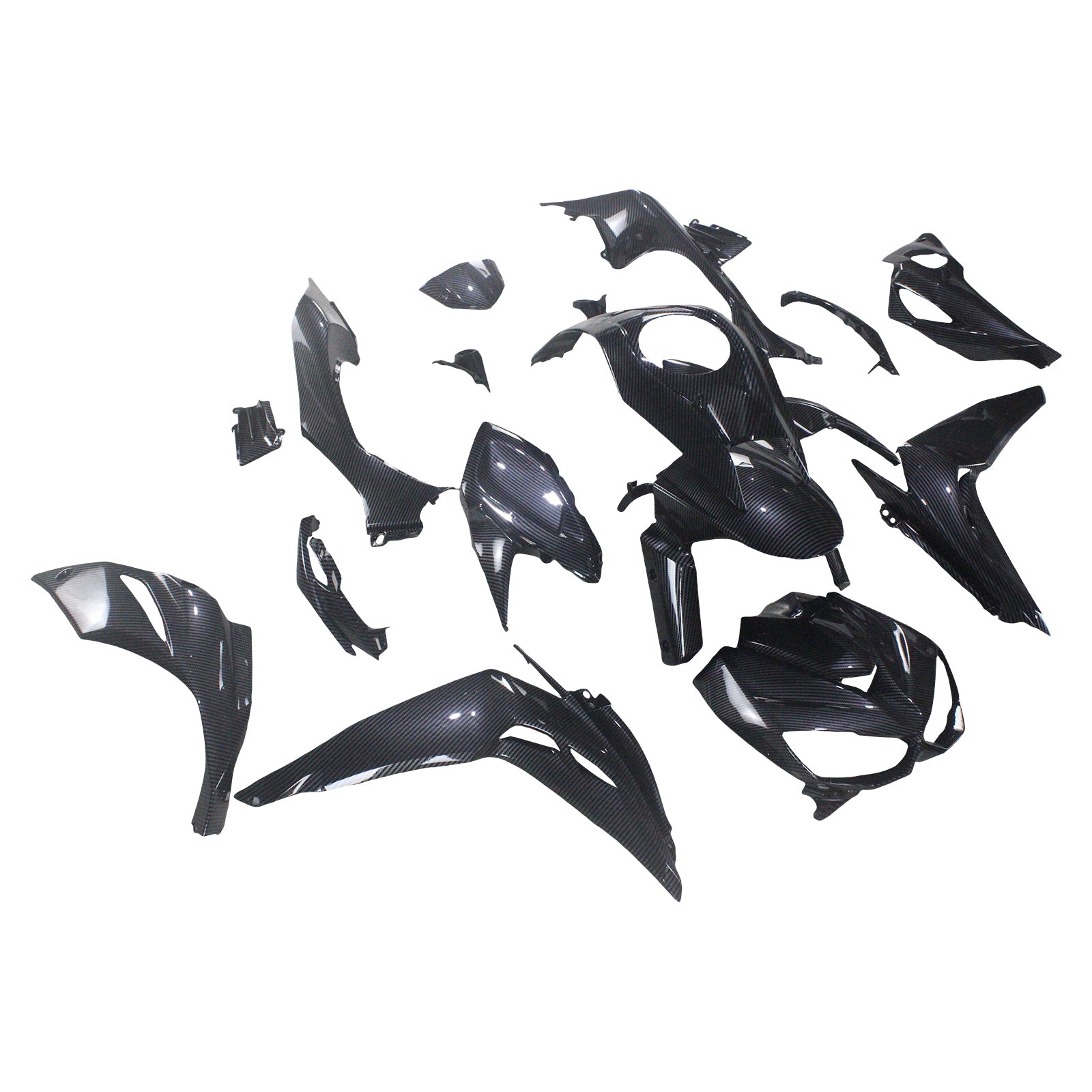 Kit de carénage en plastique ABS injecté compatible avec Kawasaki Z1000 2014-2017