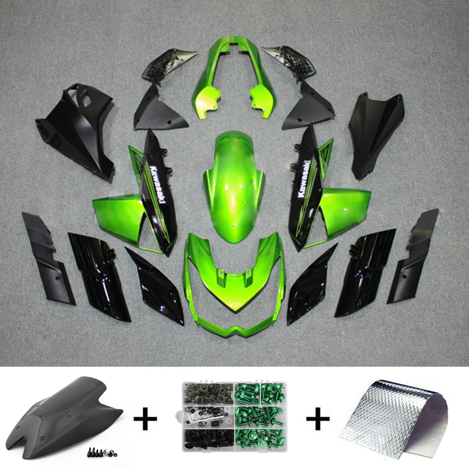 Vbrizgavanje kompleta za karoserijo plastični abs, ki je primeren za Kawasaki Z1000 2010-2013