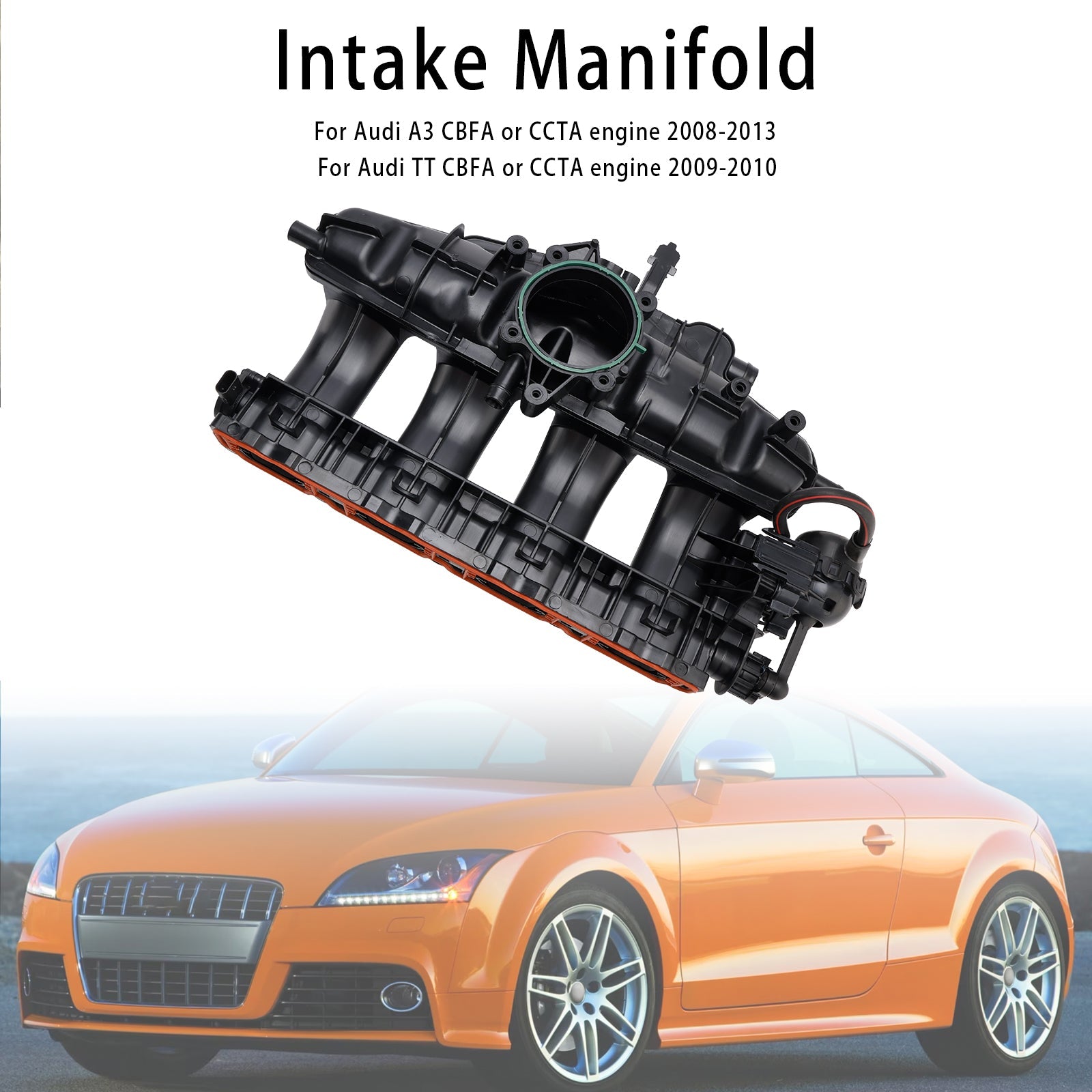 2006-2018 Seat Altea XL 5P8 2.0 TFSI 4x4 MPV1984211155 Collecteur d'admission d'air 06J133201BD