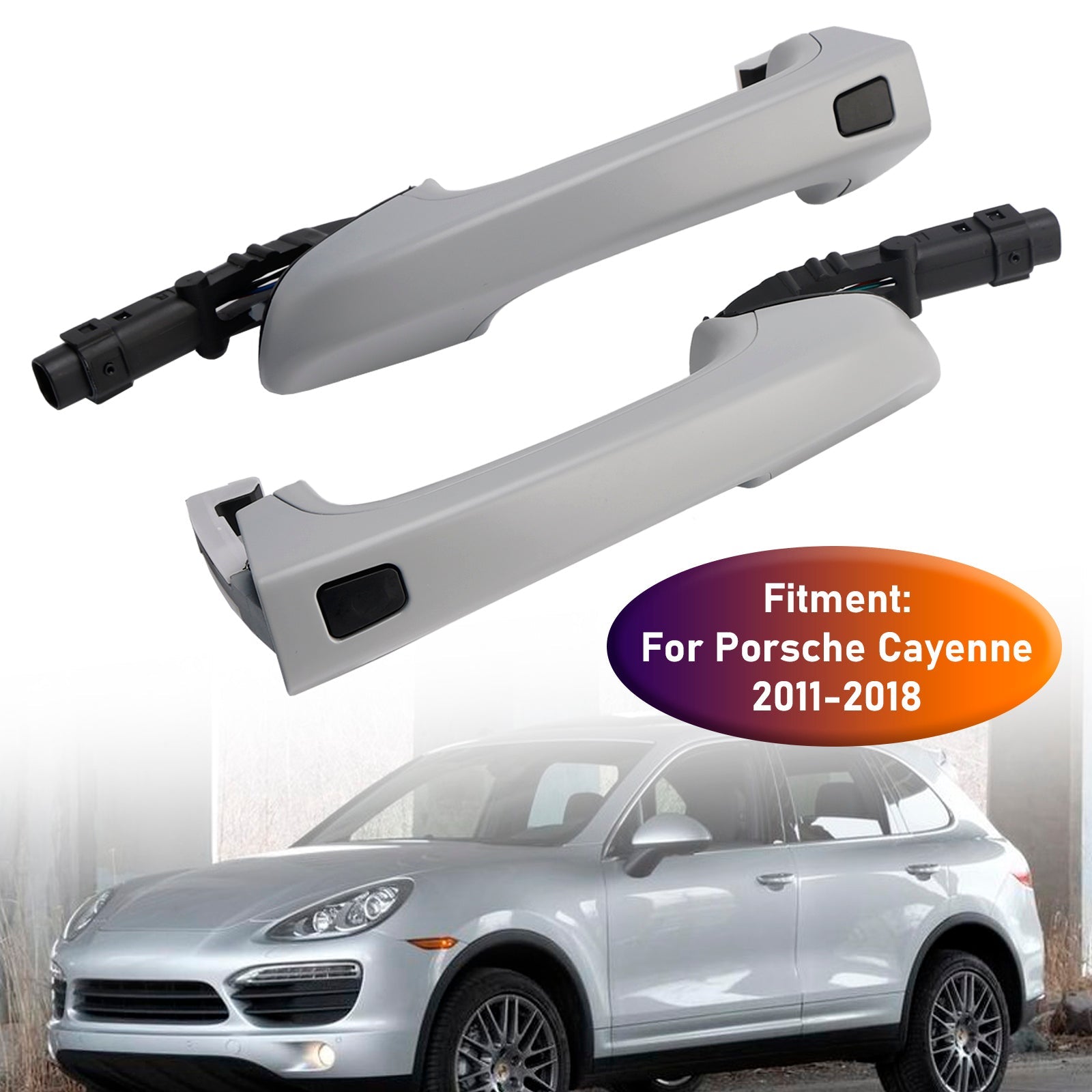 Manijas de puerta exteriores izquierda y derecha para Porsche Cayenne (2011-2018)