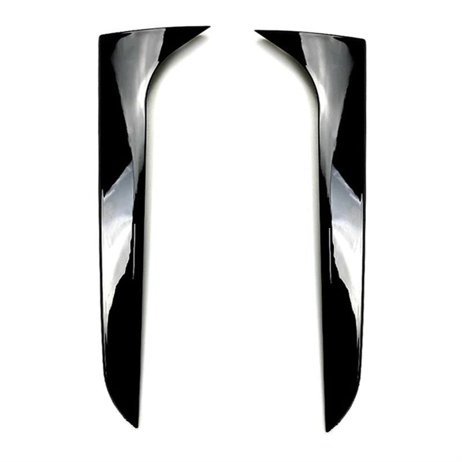 Paire de becquets latéraux de lunette arrière noir brillant pour Audi A4 B8 Avant 2009-2016