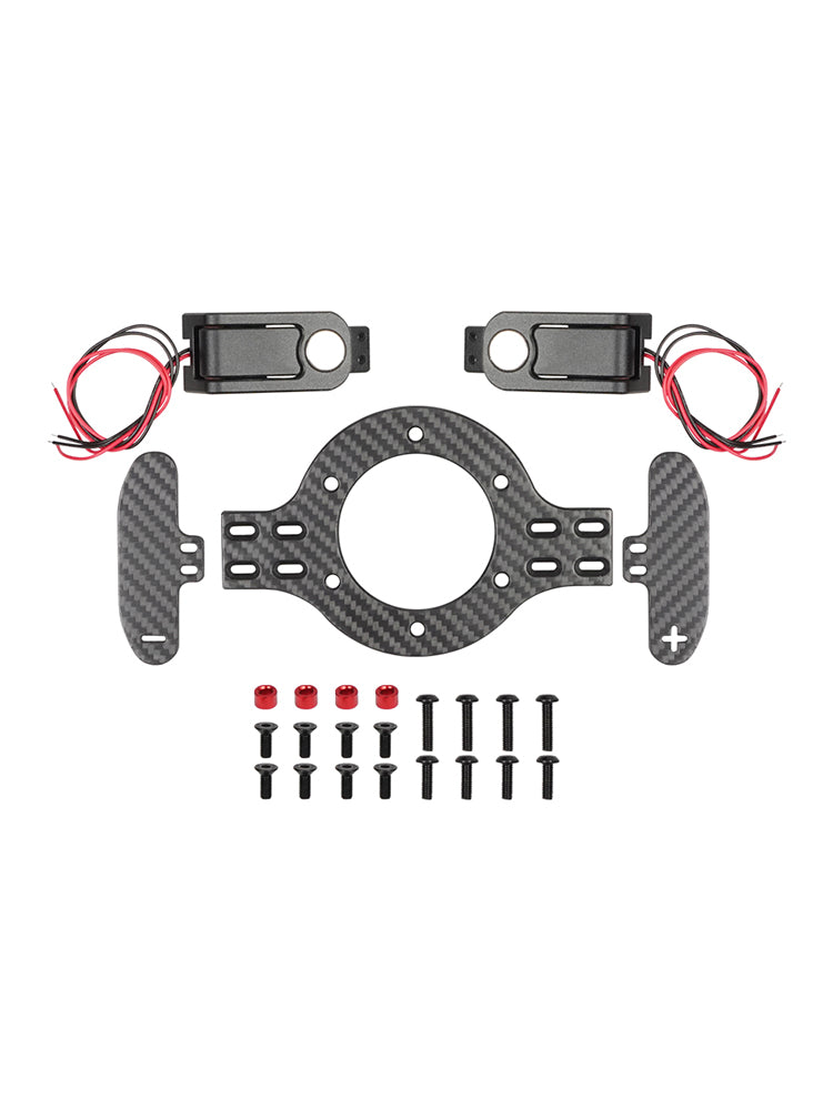 Palets de cambio de velocidad para el volante de simulación de juegos de carreras con soporte magnético
