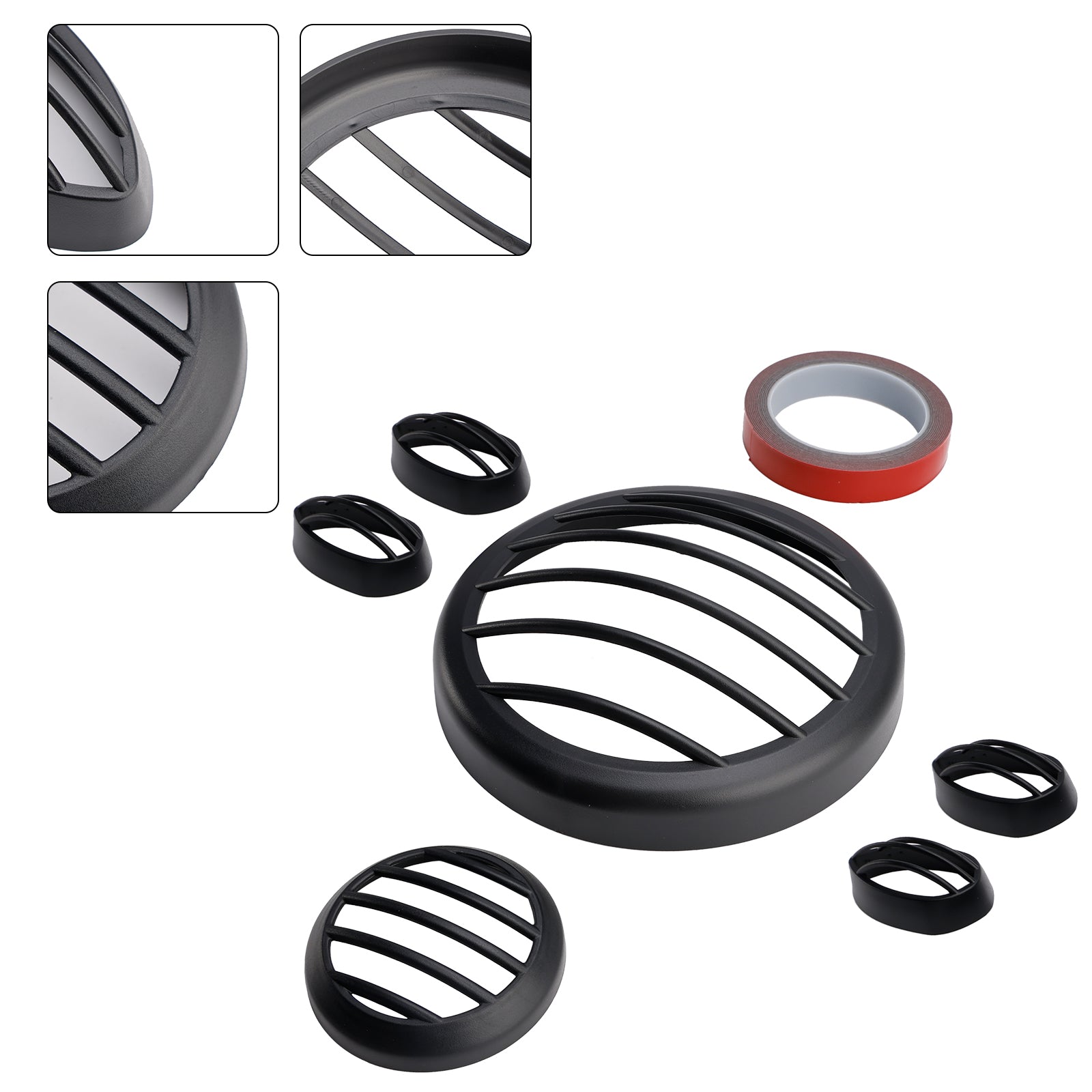 Kit de protección de faros negros para Yamaha PG-1 2023-2024