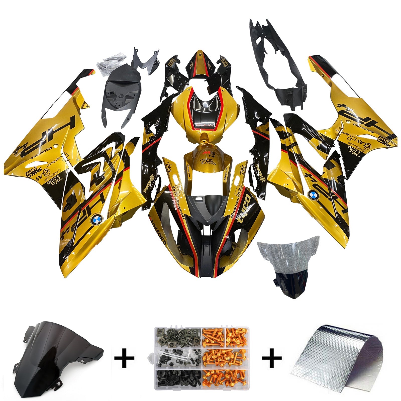 2015-2016 BMW S1000RR Injection Kit de Corenage of Camery Bodywork Plastic