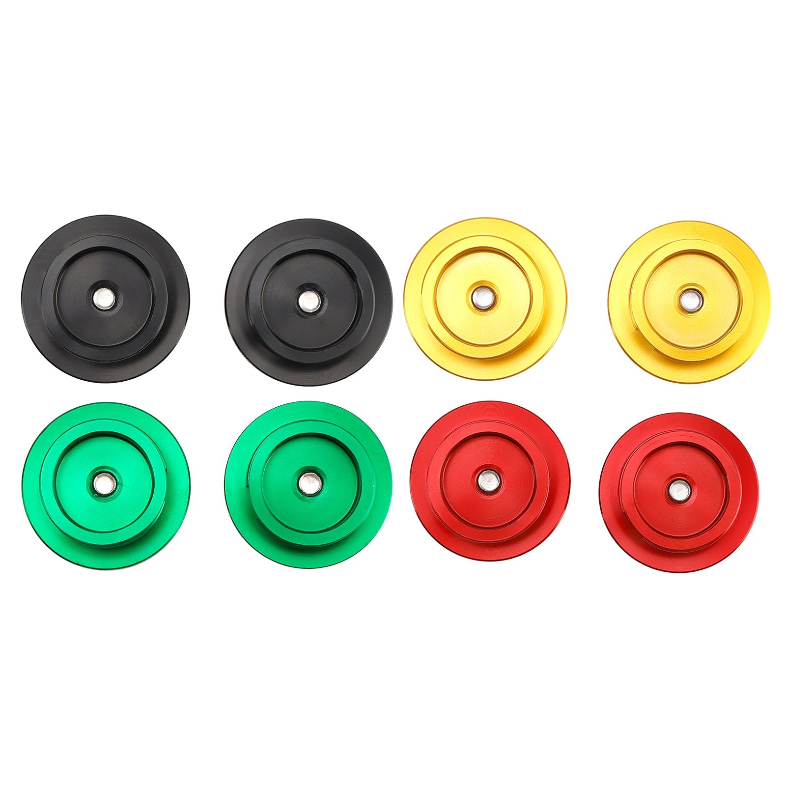 Paar billet aluminium framedoppen voor Kawasaki Ninja 500 2024-2025