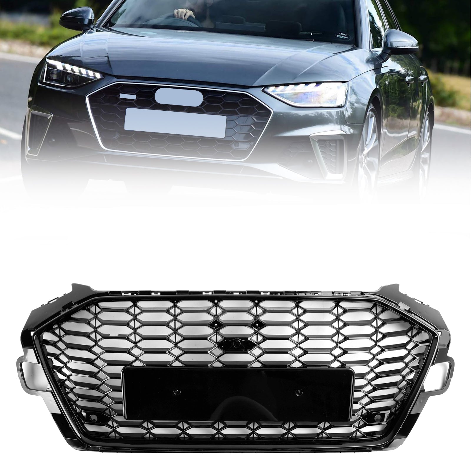 Parrilla de parachoques delantera estilo RS4 8W0853651Para Audi A4 S4 B9.5 2020-2022