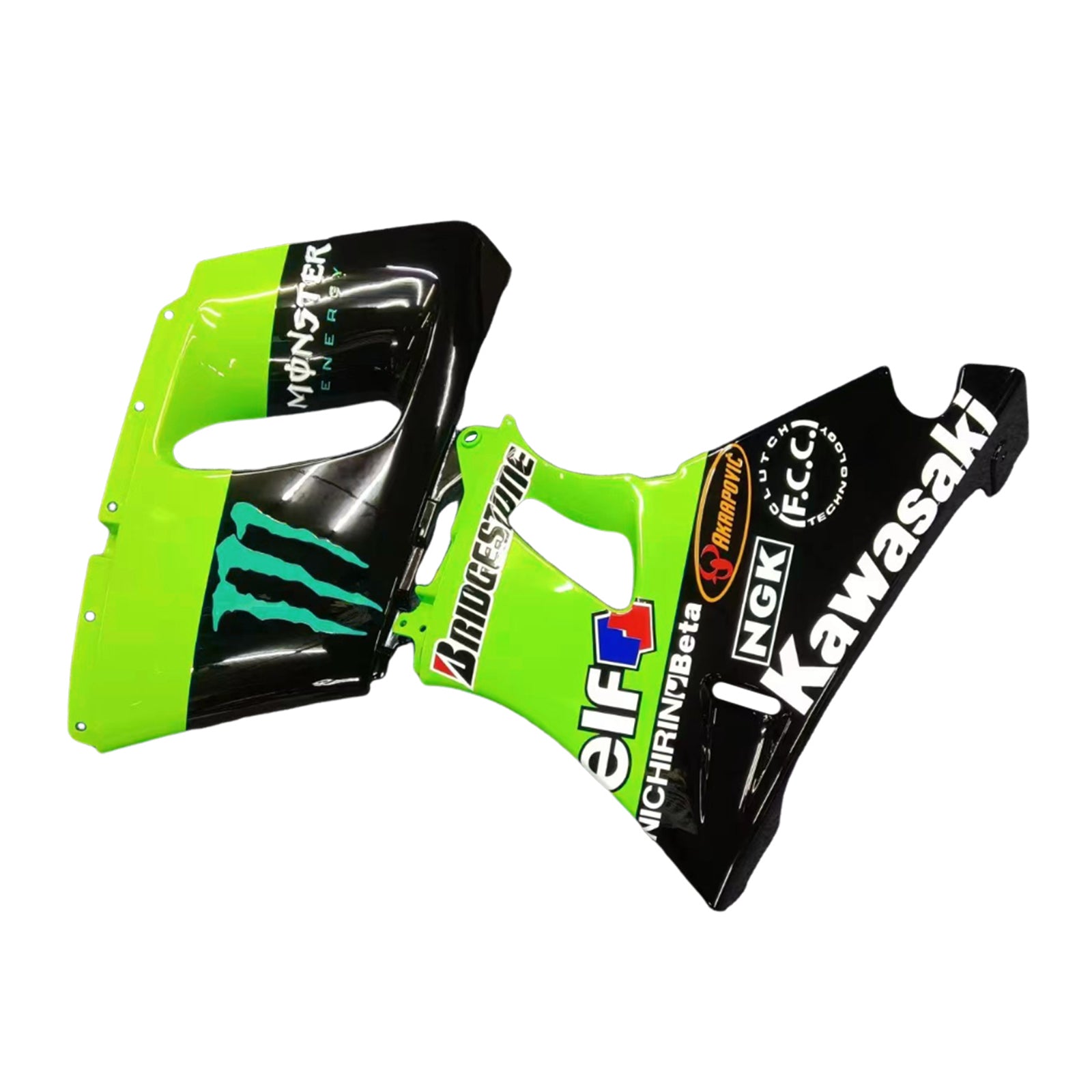 Injekcijski komplet za karoserijo plastični abs, primeren za Kawasaki ZZR400 1993-2007 ZZR600 1998-2003