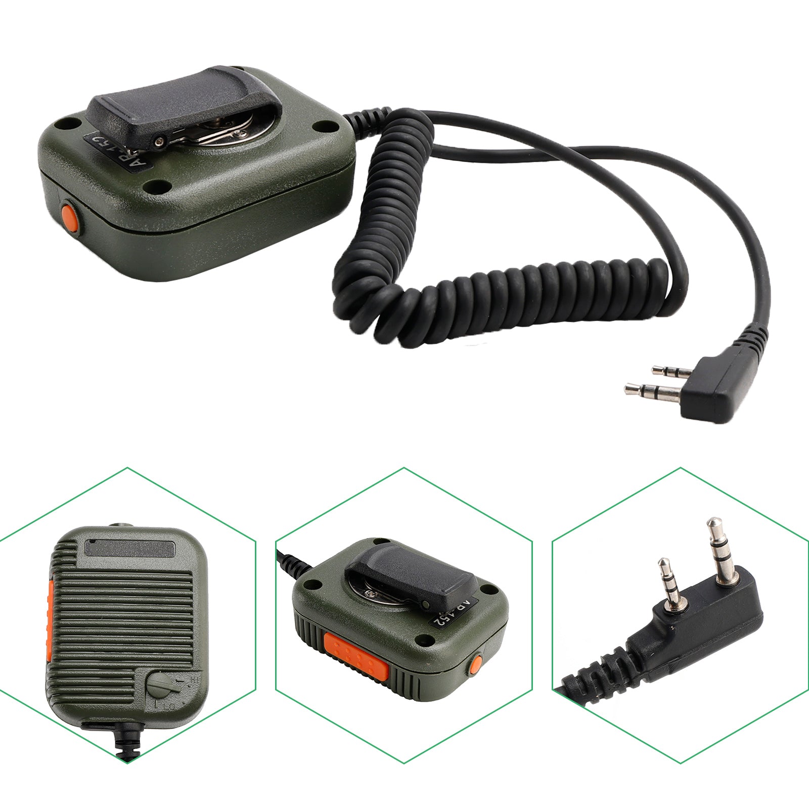 Micro Altoparlante AR-152 per TK-220 TH-F6 RPV516A KG659 TG-2AT PX-666 UV-5RB