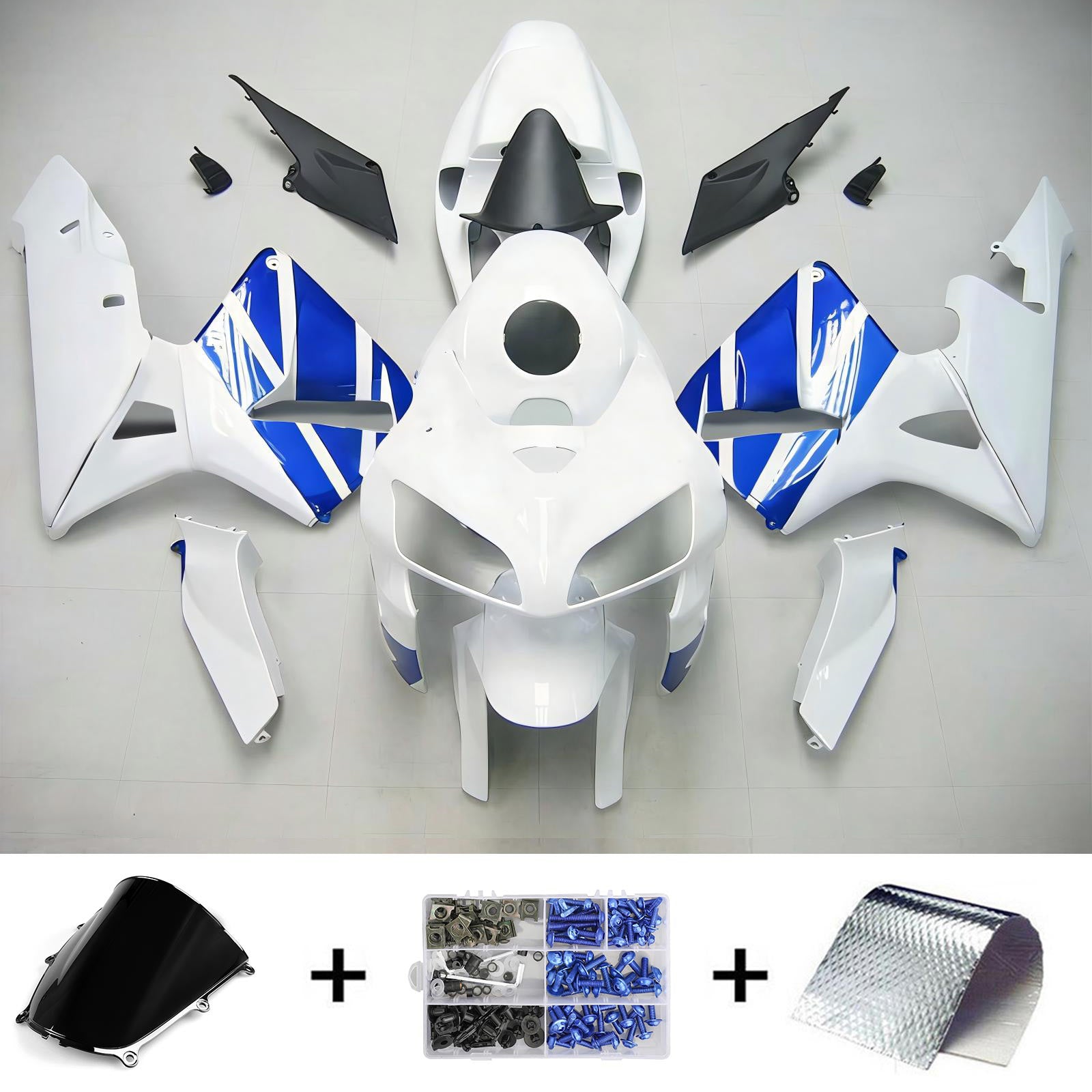 Kit de carénage par injection, carrosserie en plastique ABS pour Honda CBR600RR 2005-2006 F5