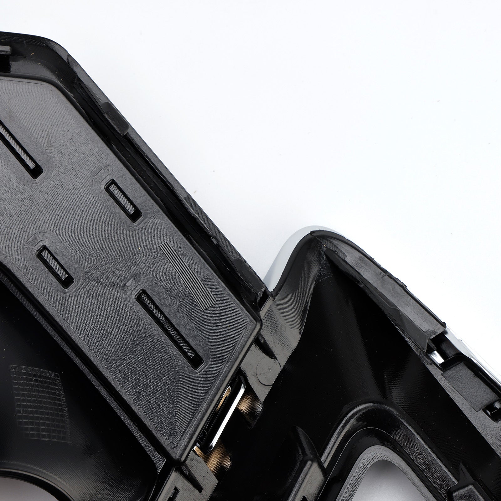 Grille de protection inférieure antibrouillard argentée pour pare-chocs avant Audi A4 B9.5 S-Line 2020-2024