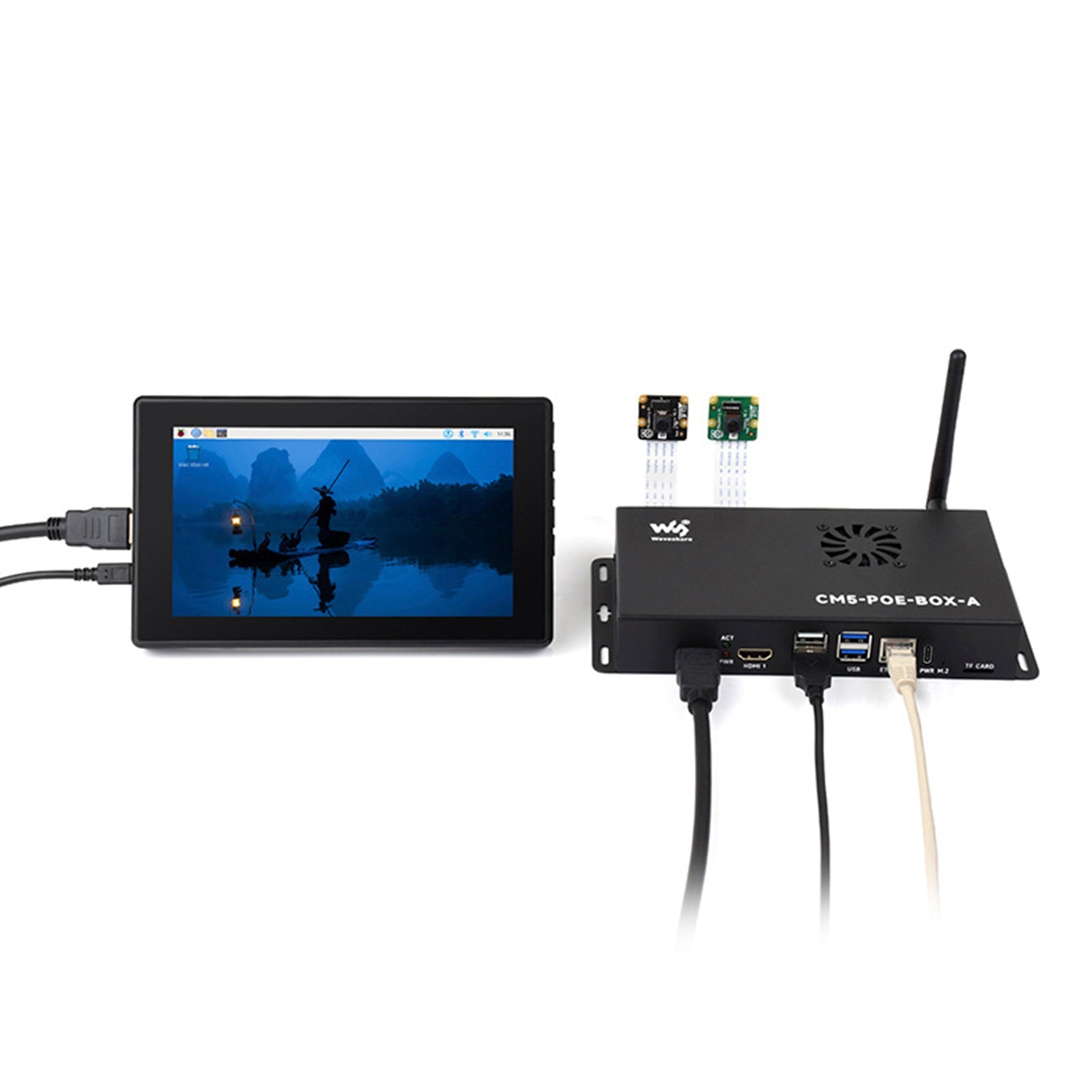 Modulo di estensione Poe Raspberry Pi CM5, M.2 NVME Compatibile Card