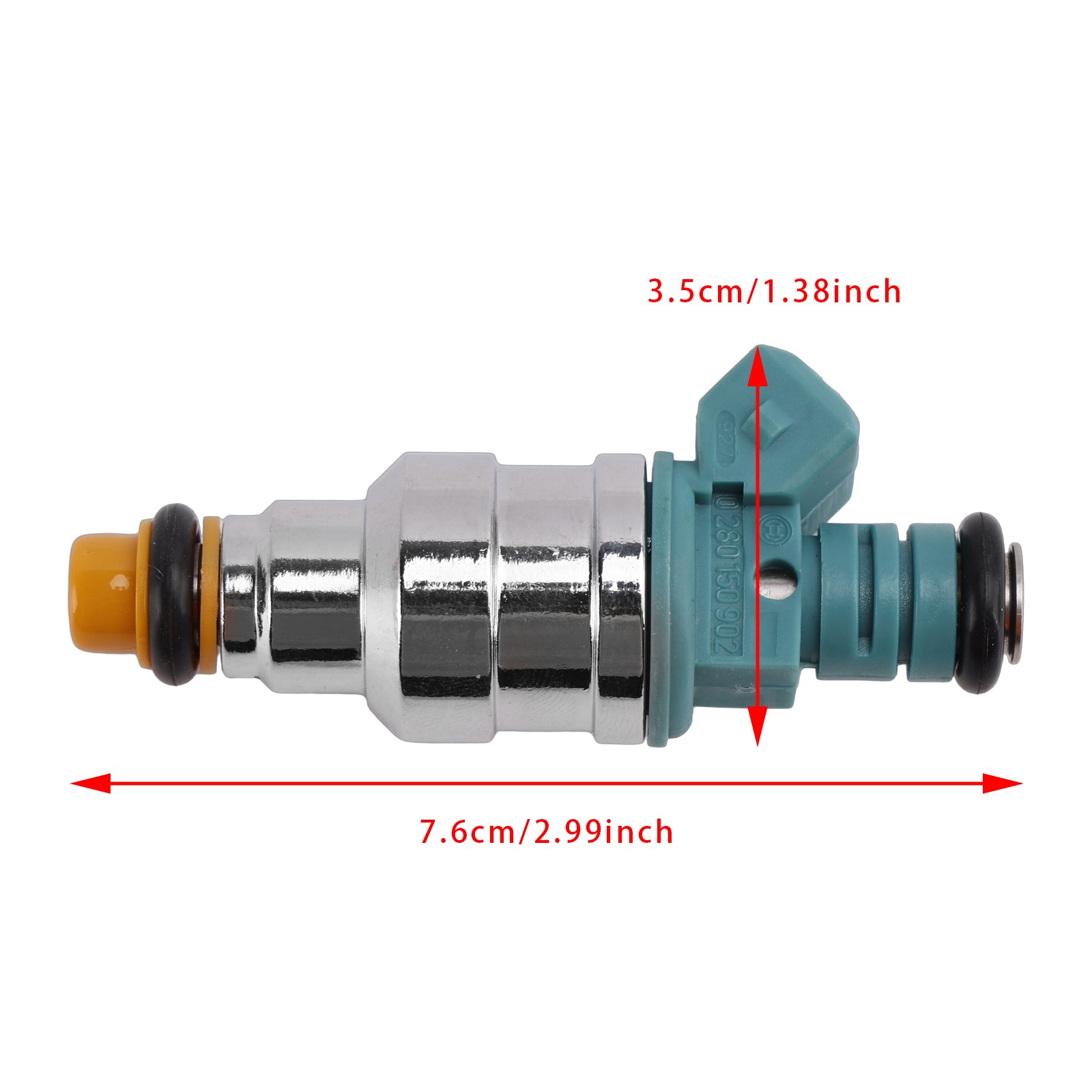 1x Injektor goriva za Volkswagen Golf Cabrio Jetta Fox 1.8L I4 0280150902