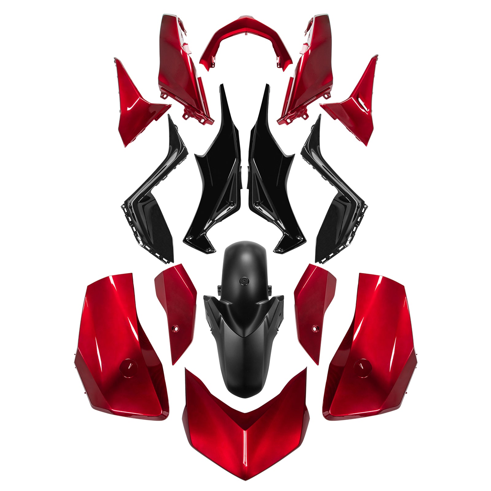 Kit de carénage de carrosserie ABS par injection pour Yamaha X-MAX 300 XMAX 2023-2024 11#